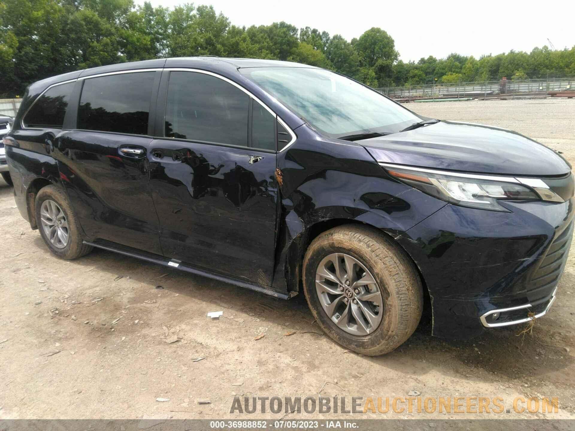 5TDYRKEC0NS100871 TOYOTA SIENNA 2022