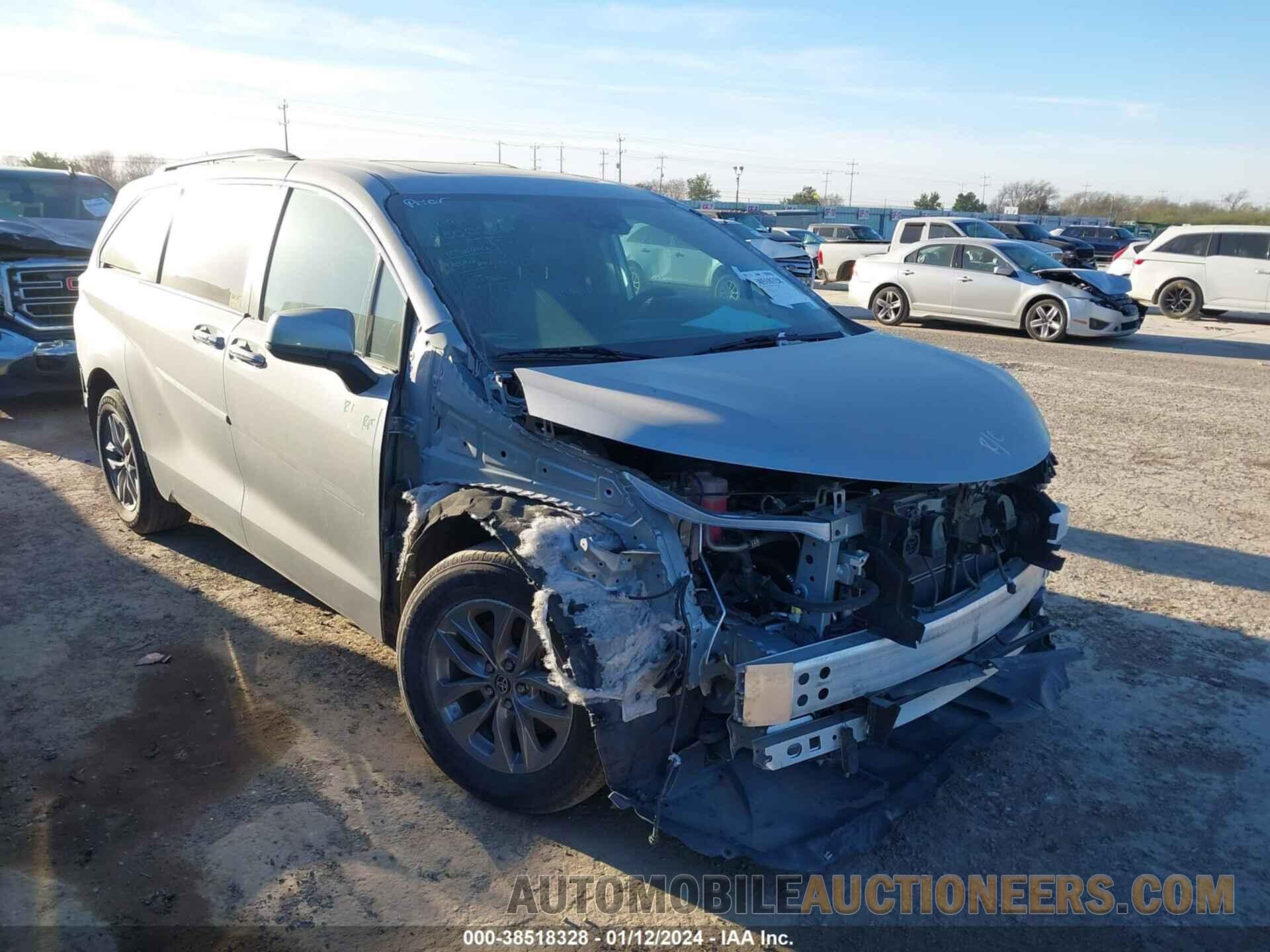 5TDYRKEC0NS127570 TOYOTA SIENNA 2022