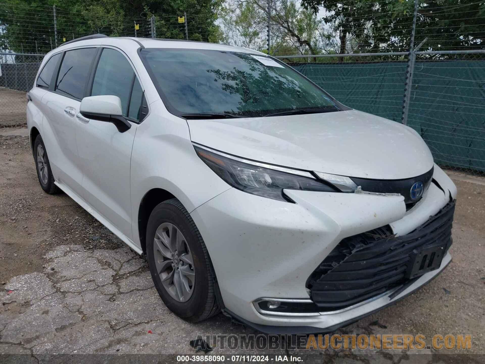 5TDYRKEC0RS192876 TOYOTA SIENNA 2024