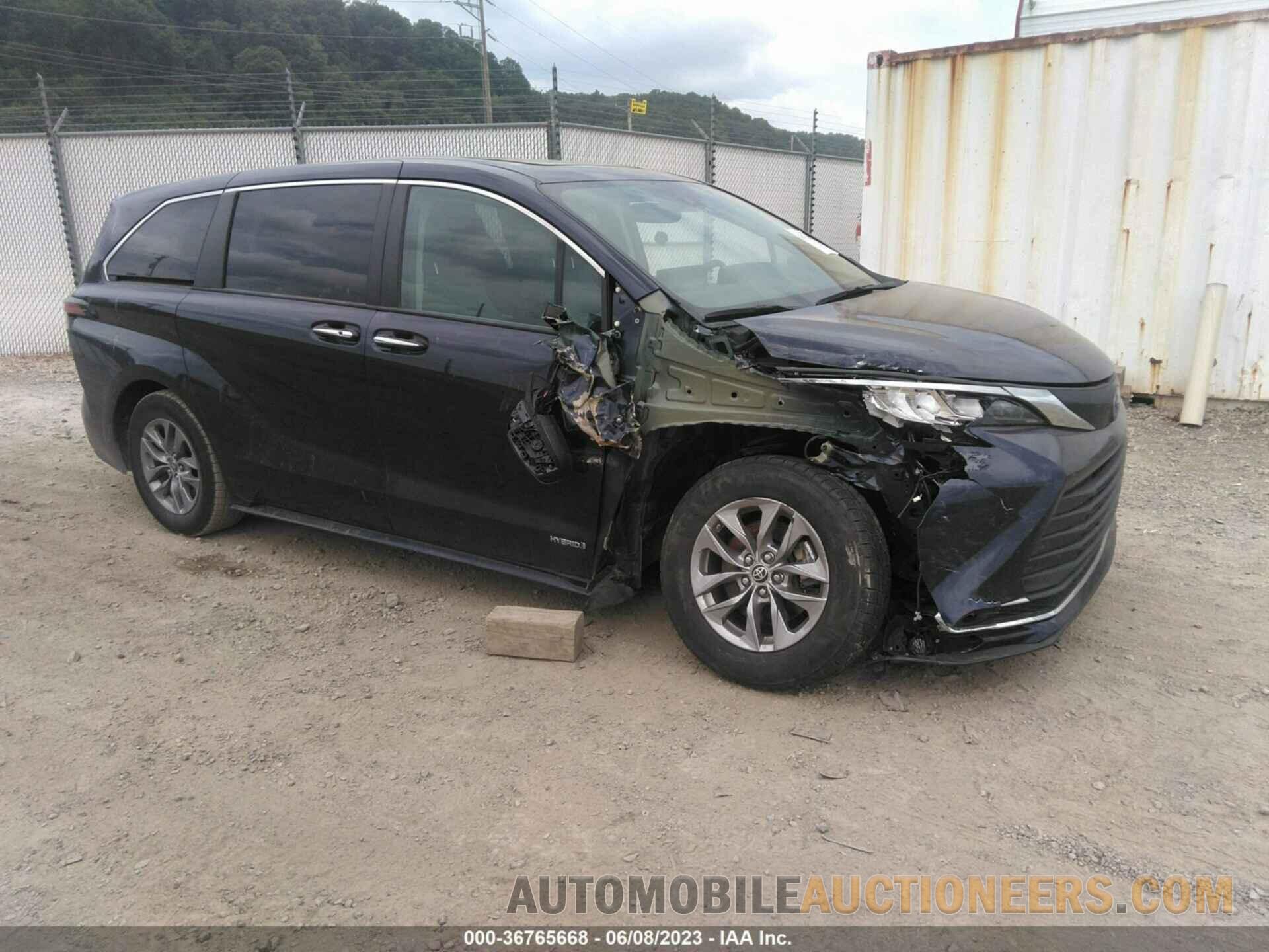 5TDYRKEC1MS002897 TOYOTA SIENNA 2021