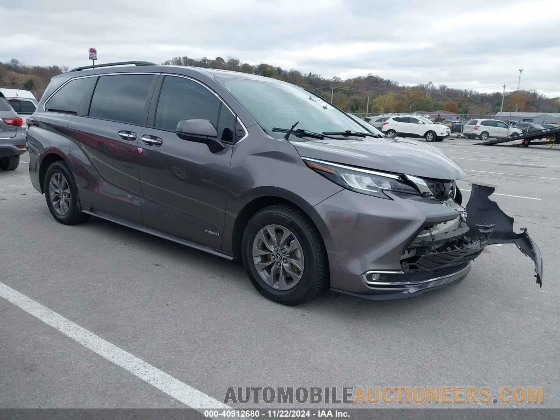 5TDYRKEC1MS008618 TOYOTA SIENNA 2021