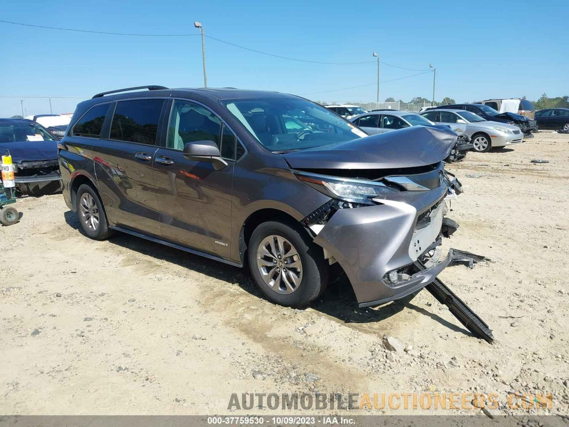 5TDYRKEC1MS013981 TOYOTA SIENNA 2021