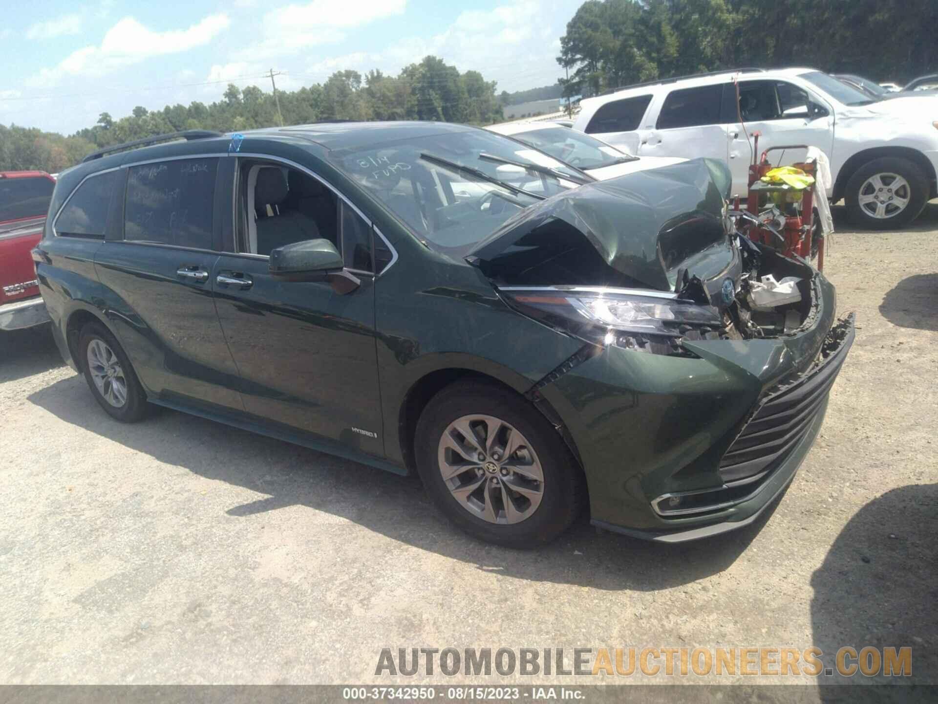 5TDYRKEC1MS021353 TOYOTA SIENNA 2021