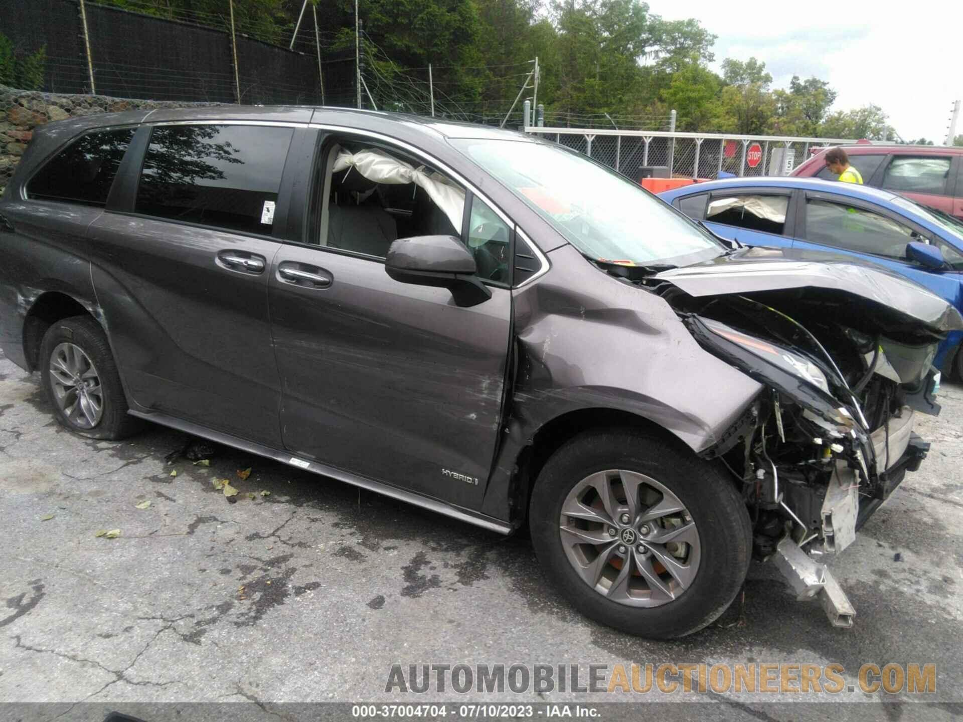 5TDYRKEC1MS036659 TOYOTA SIENNA 2021