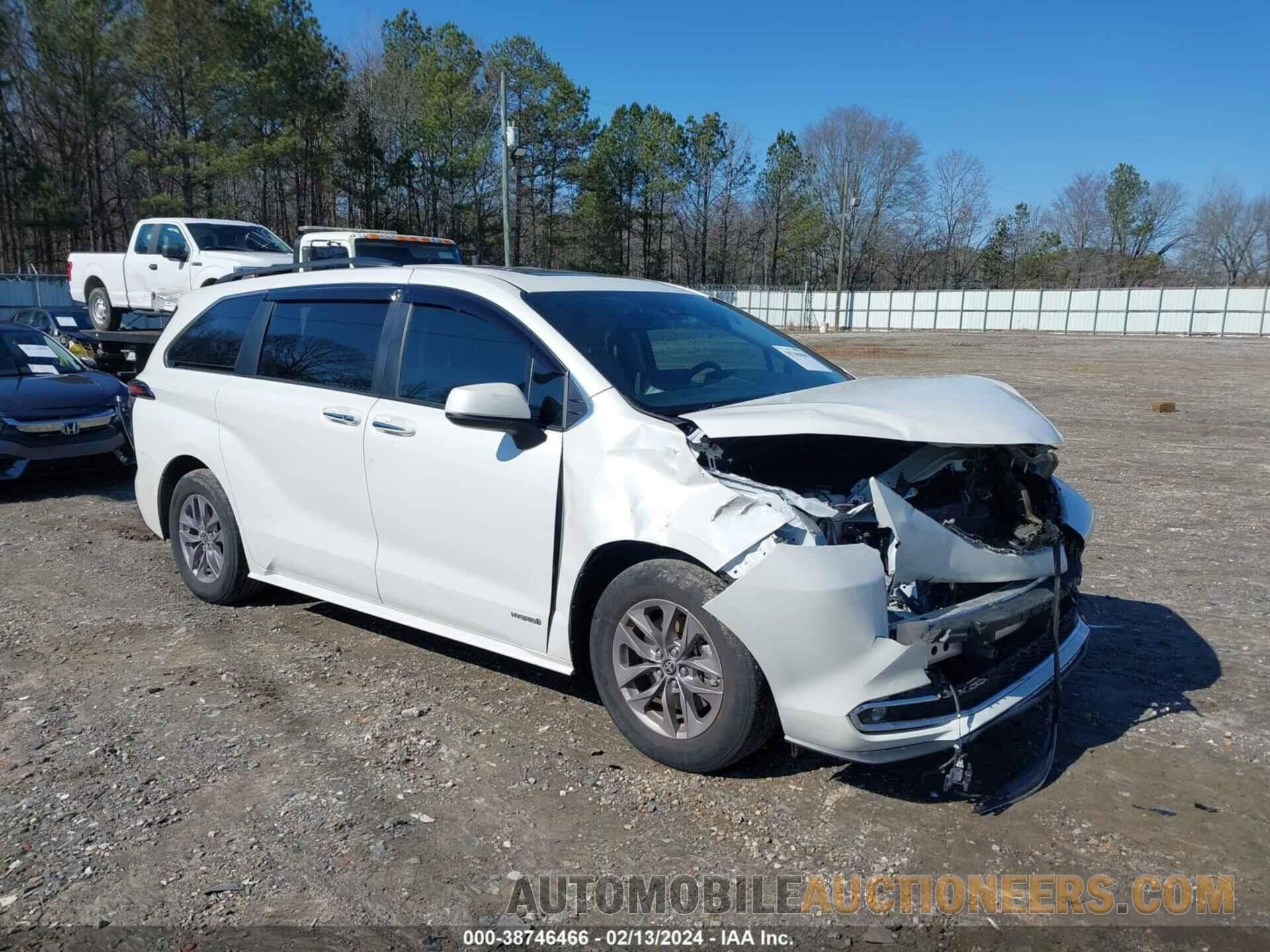 5TDYRKEC1MS051615 TOYOTA SIENNA 2021