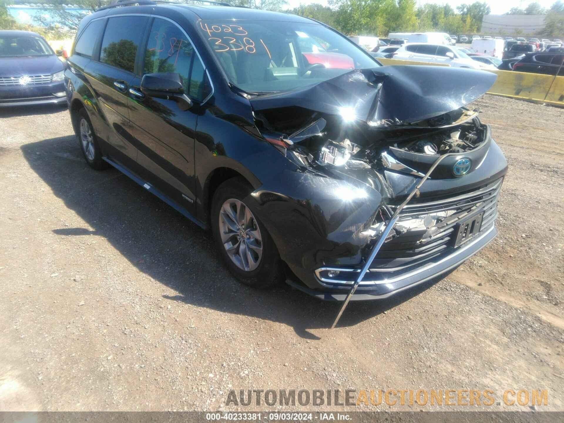 5TDYRKEC1MS061223 TOYOTA SIENNA 2021