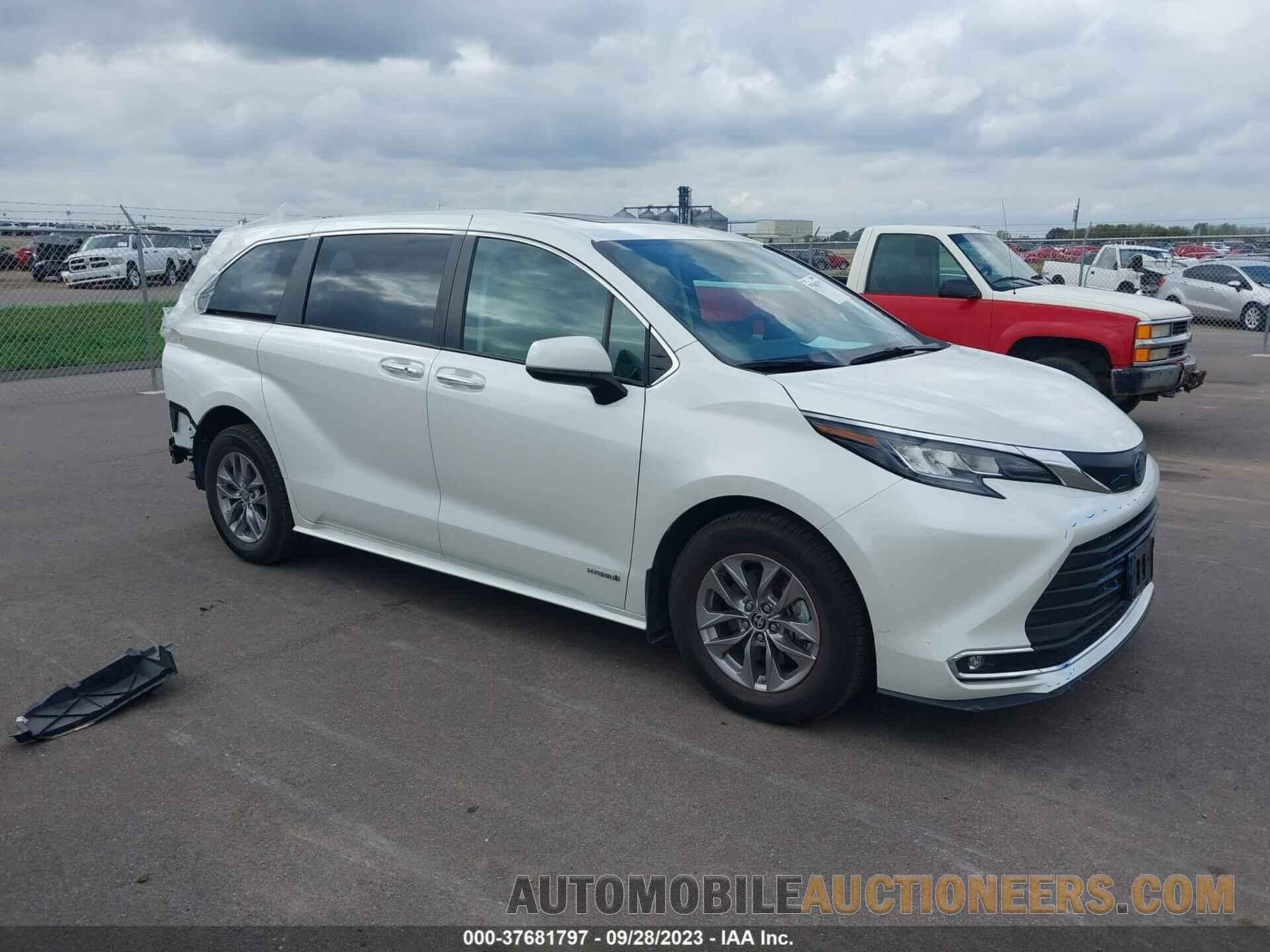 5TDYRKEC2MS016520 TOYOTA SIENNA 2021