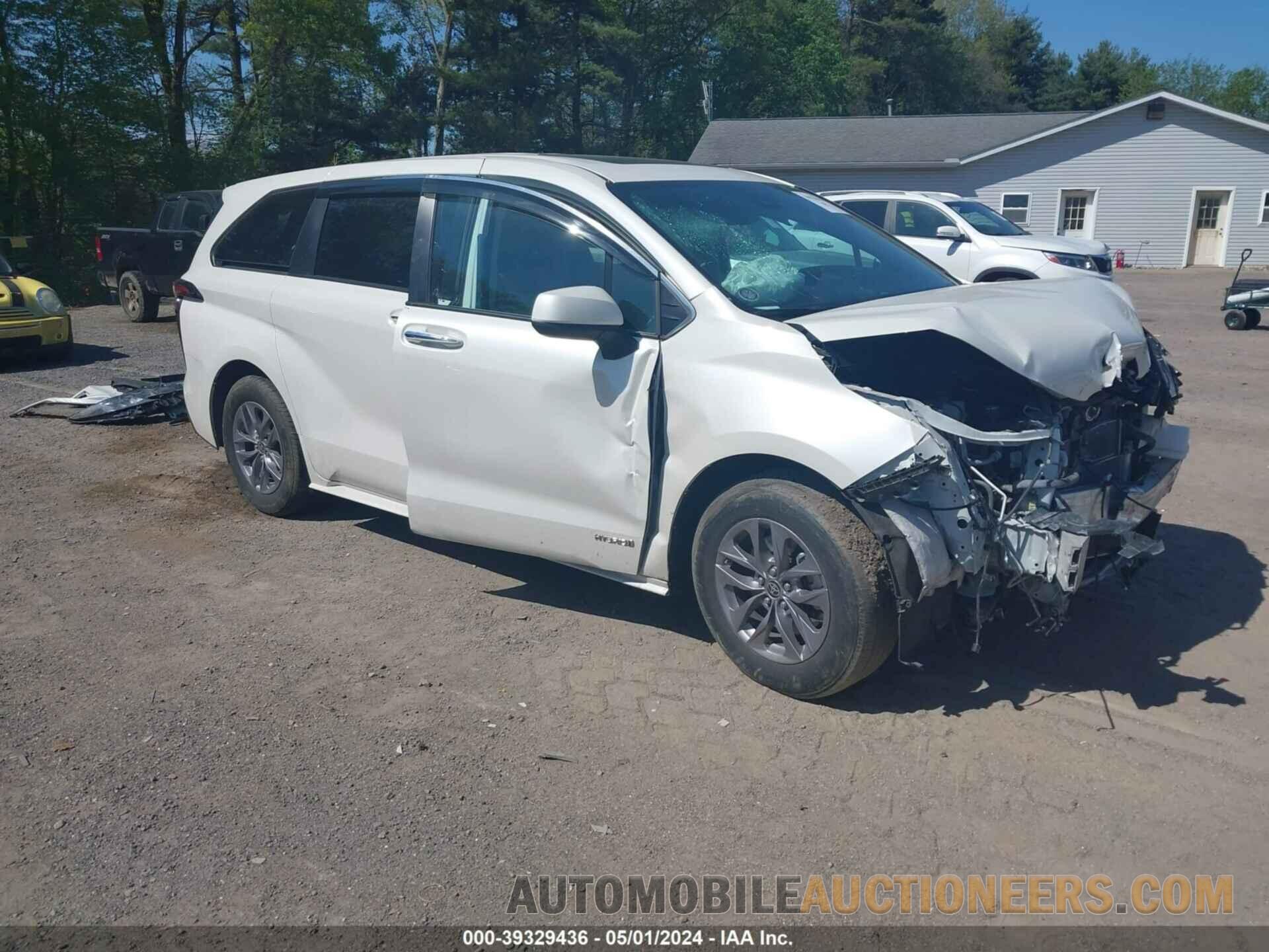 5TDYRKEC2MS024570 TOYOTA SIENNA 2021