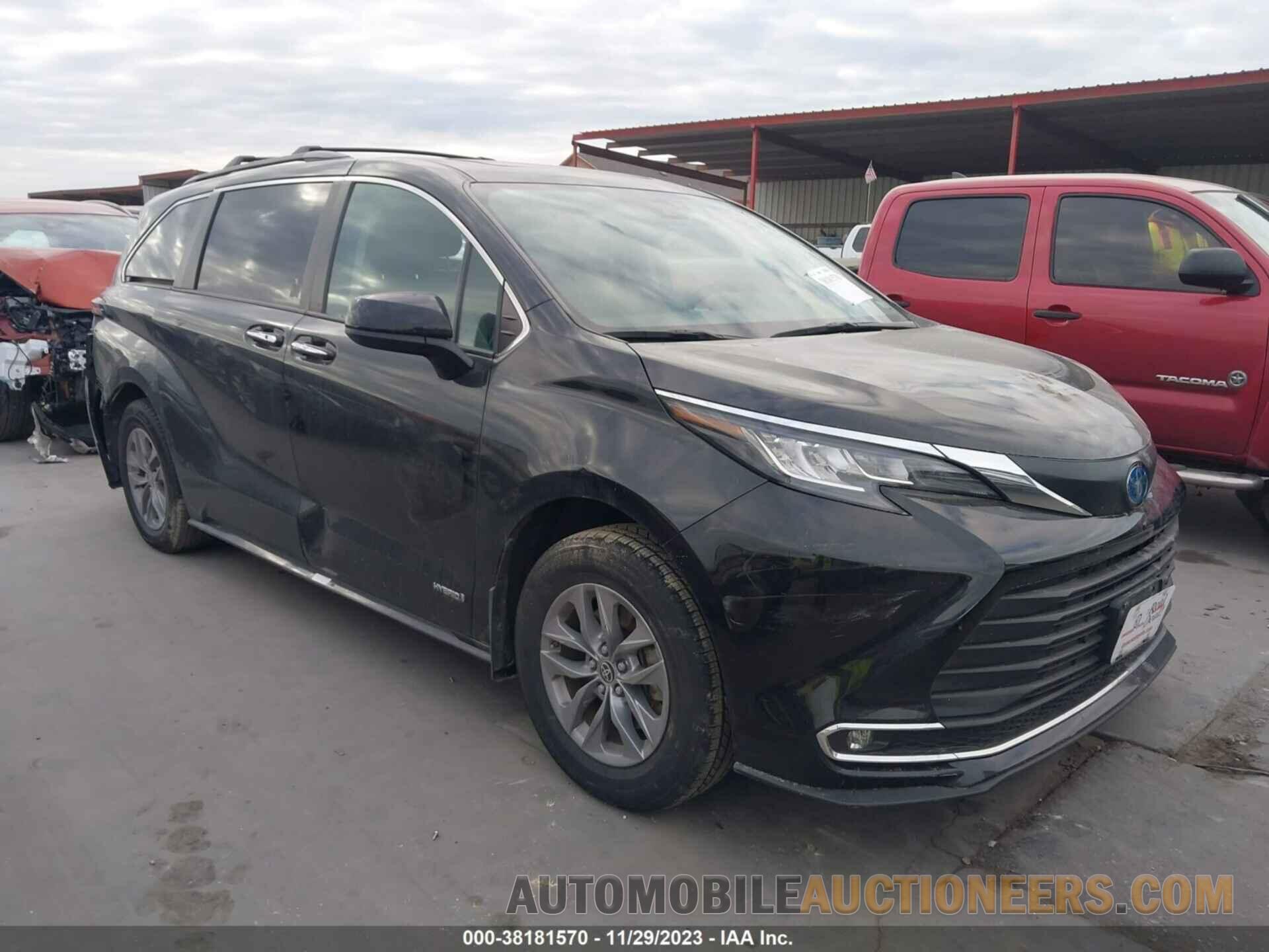 5TDYRKEC2MS051834 TOYOTA SIENNA 2021