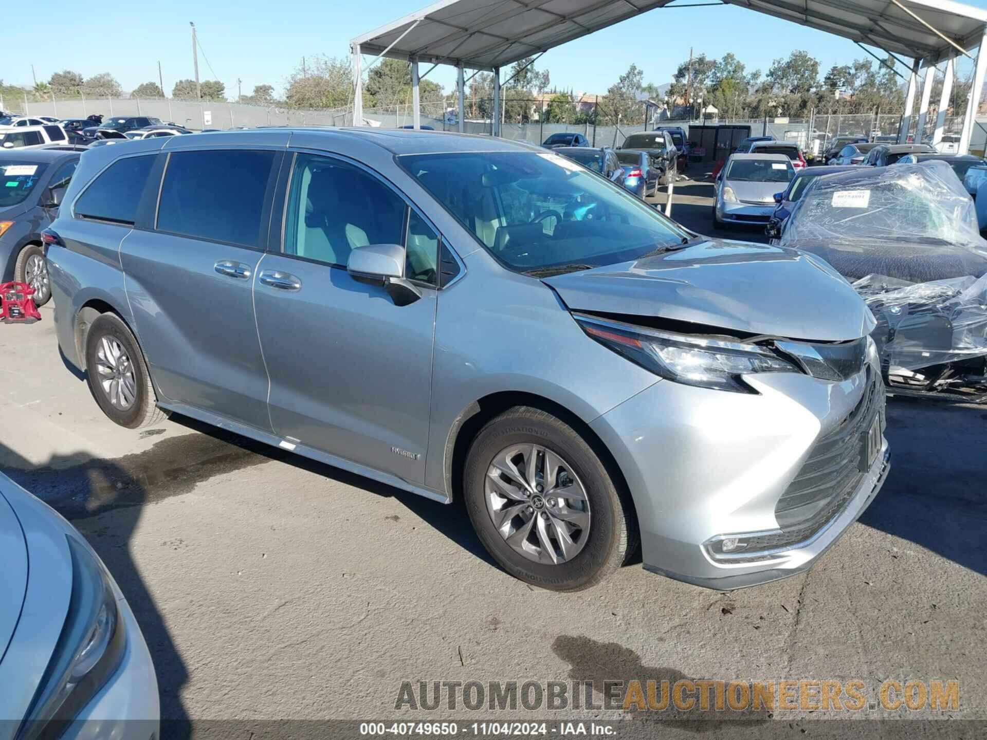 5TDYRKEC2MS065510 TOYOTA SIENNA 2021