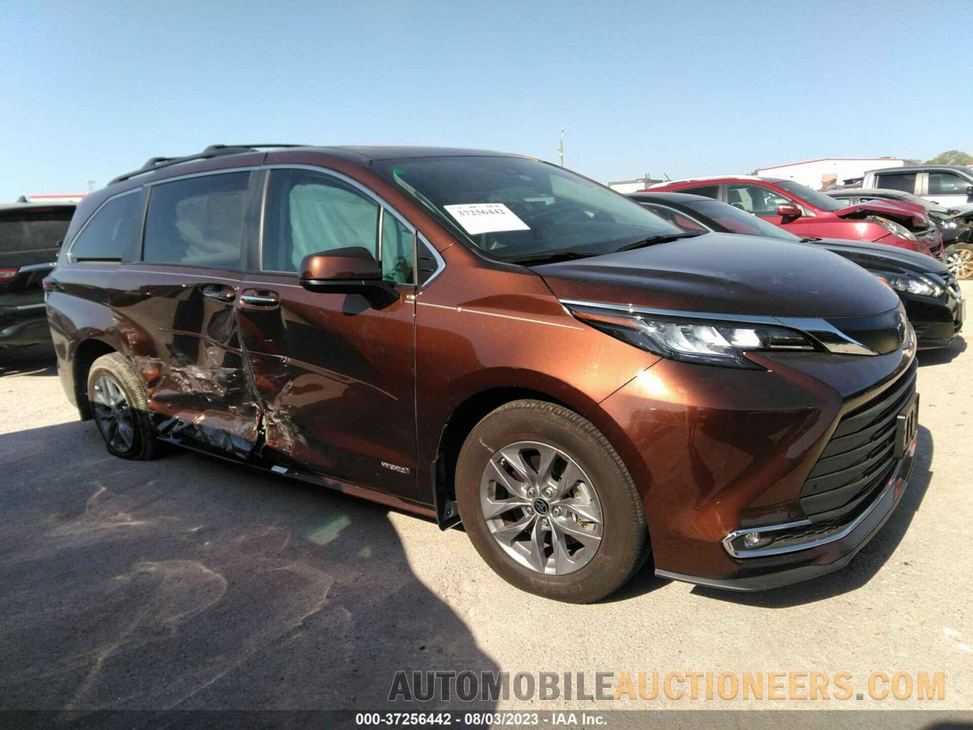 5TDYRKEC2MS072392 TOYOTA SIENNA 2021