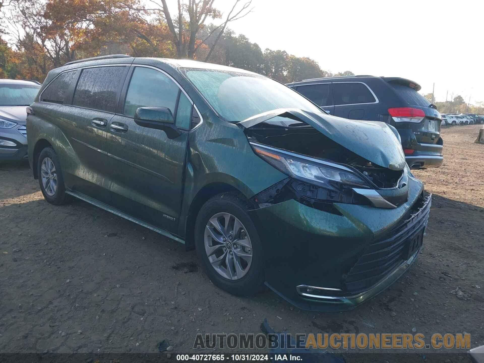 5TDYRKEC2MS073574 TOYOTA SIENNA 2021