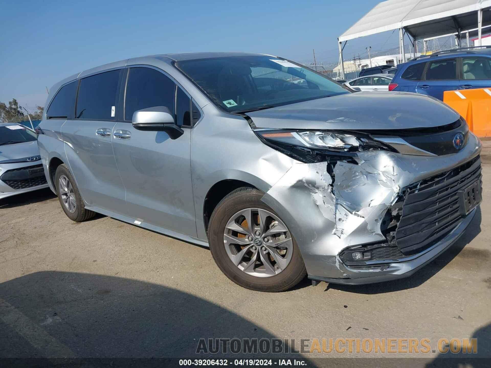 5TDYRKEC2NS132012 TOYOTA SIENNA 2022