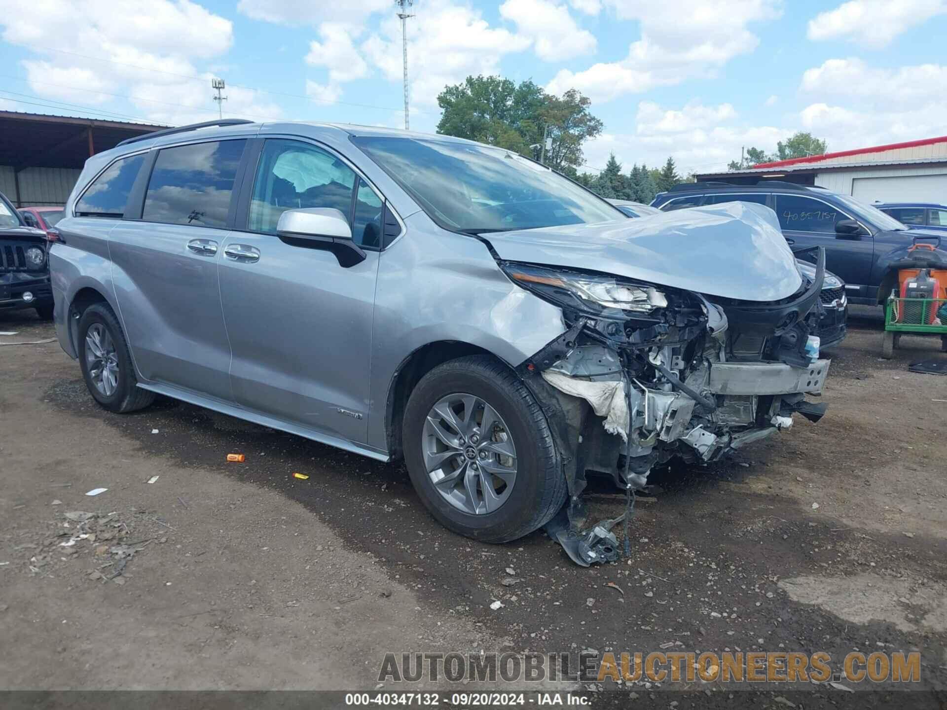 5TDYRKEC3MS065211 TOYOTA SIENNA 2021