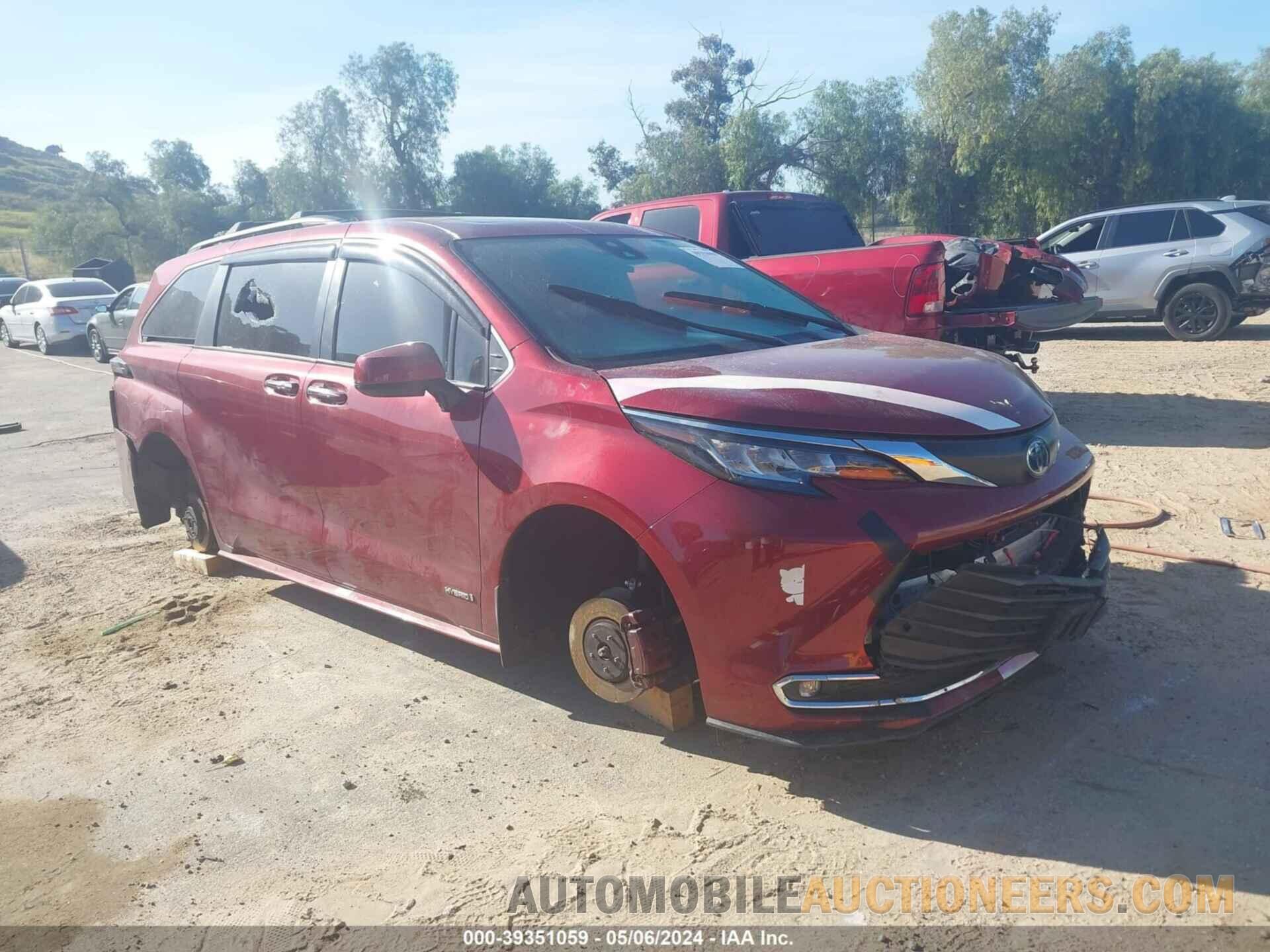 5TDYRKEC3MS067783 TOYOTA SIENNA 2021