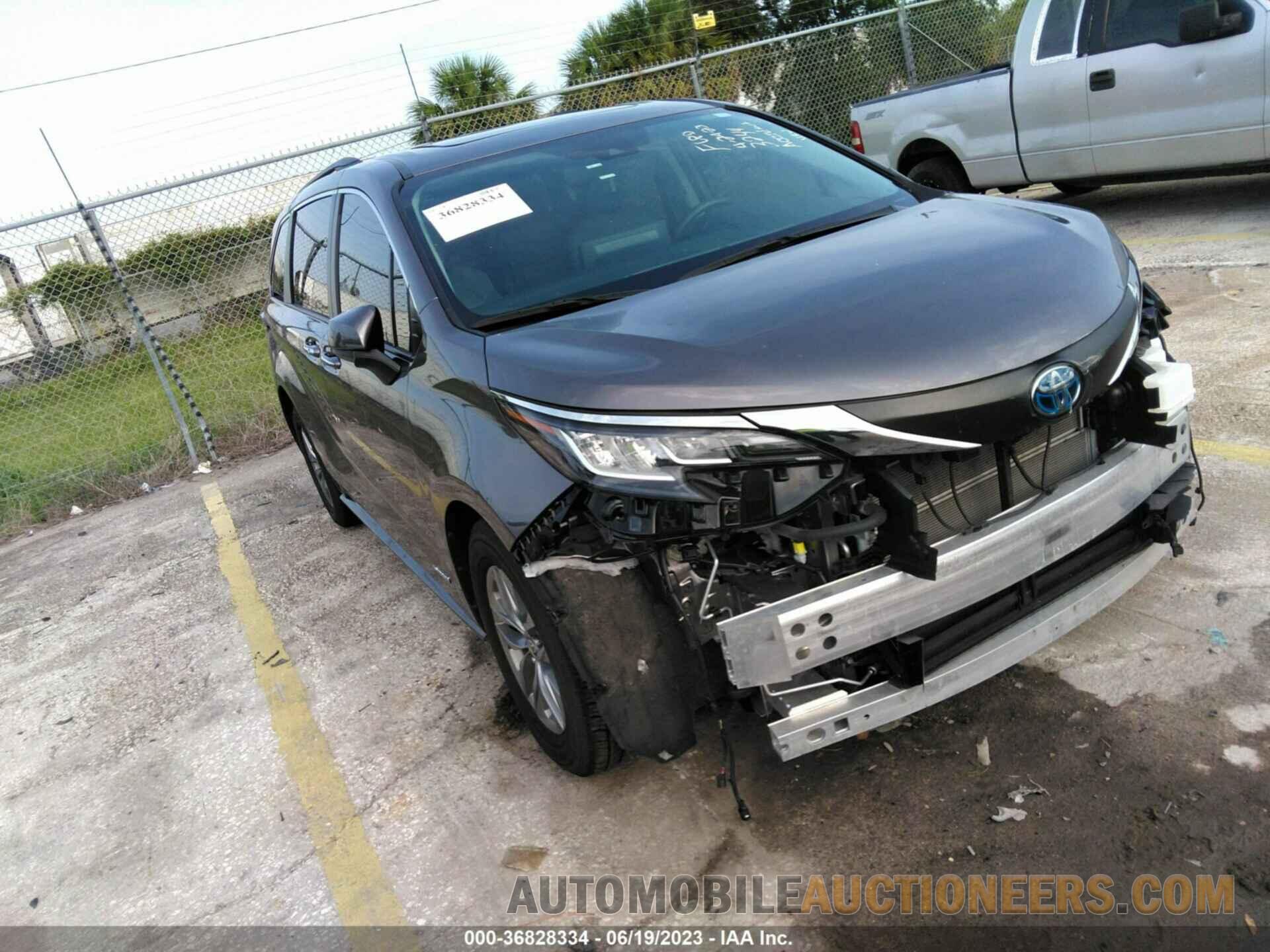 5TDYRKEC3MS073244 TOYOTA SIENNA 2021