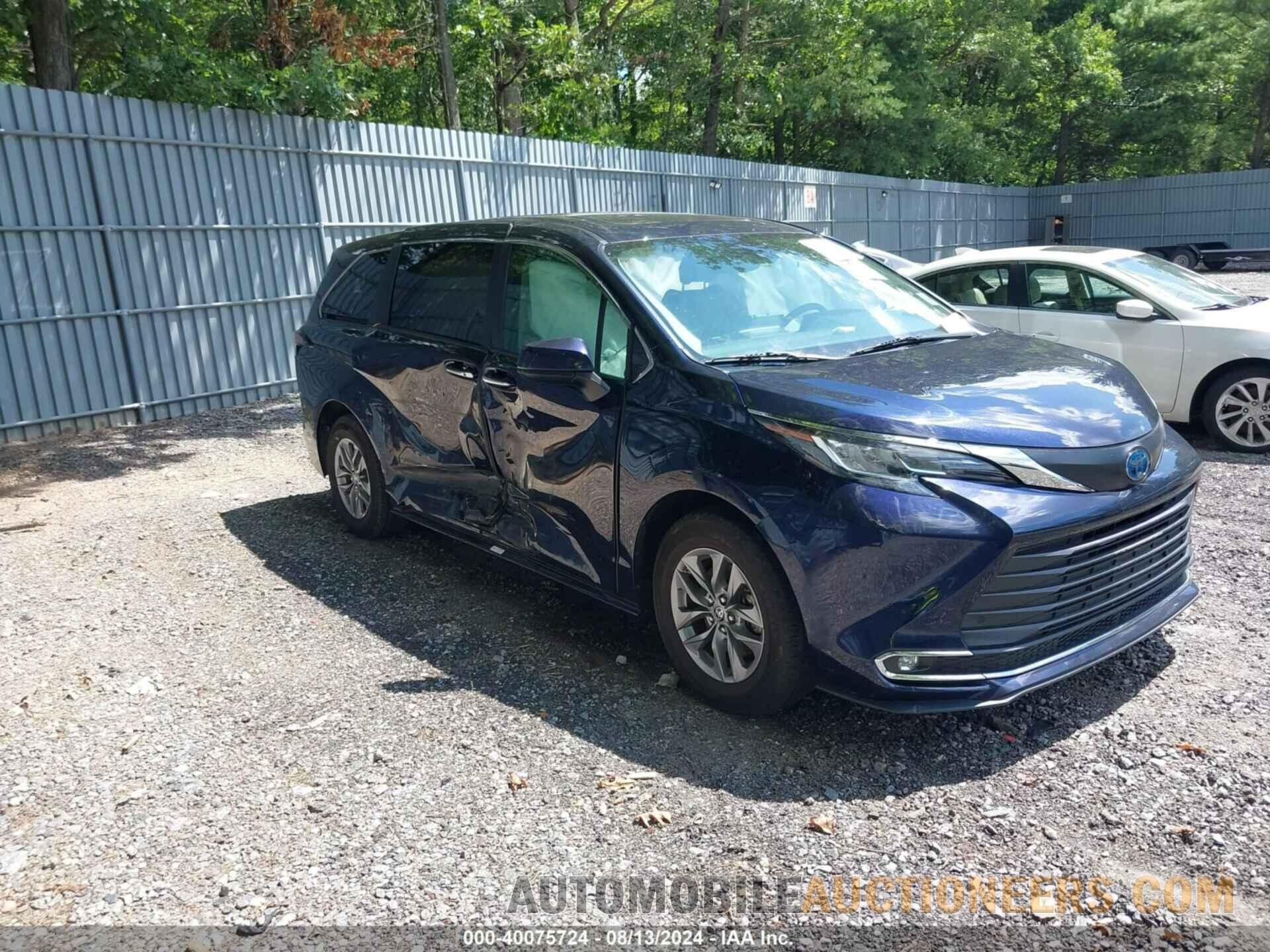 5TDYRKEC3NS081880 TOYOTA SIENNA 2022