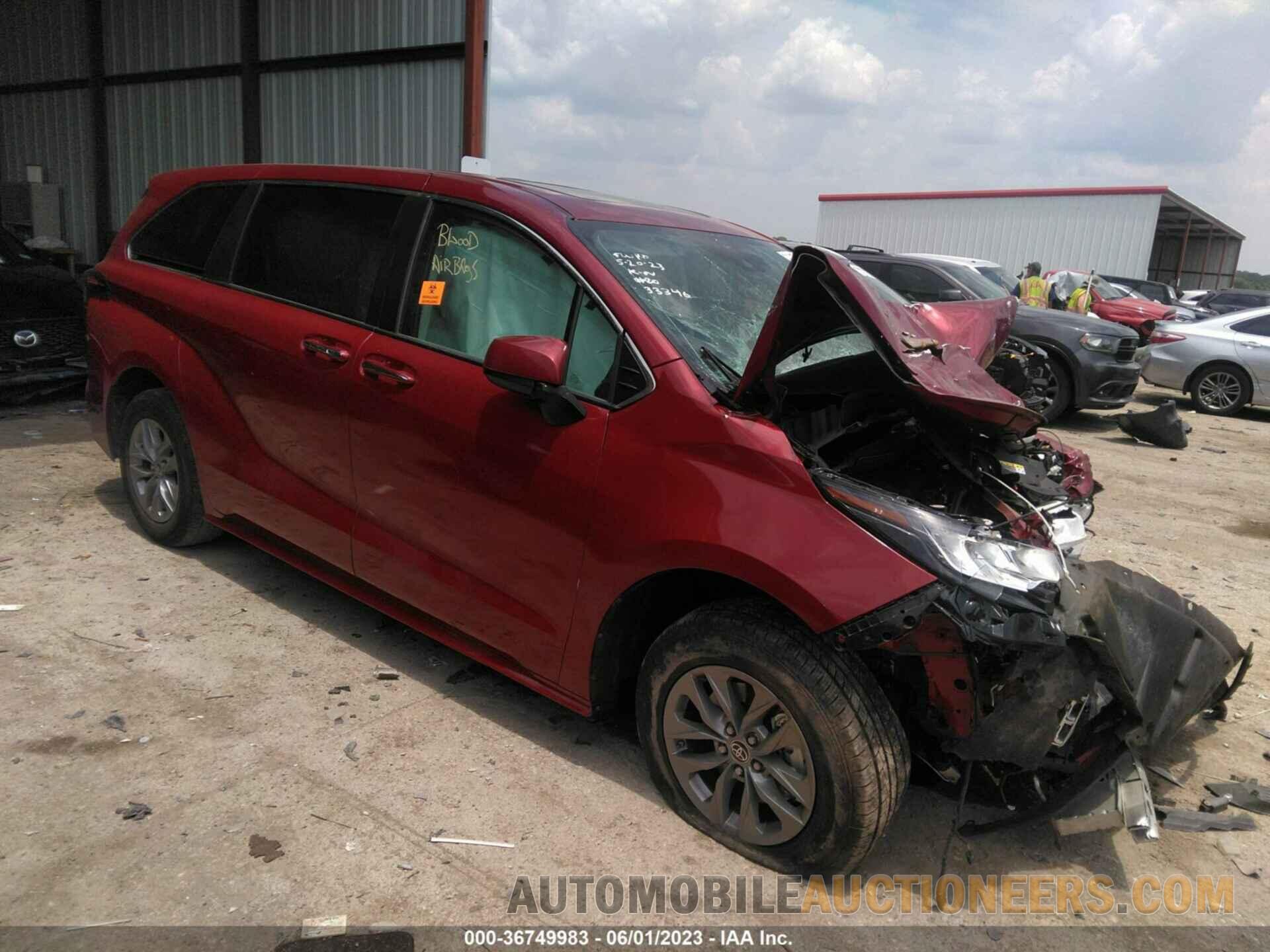 5TDYRKEC3NS091423 TOYOTA SIENNA 2022