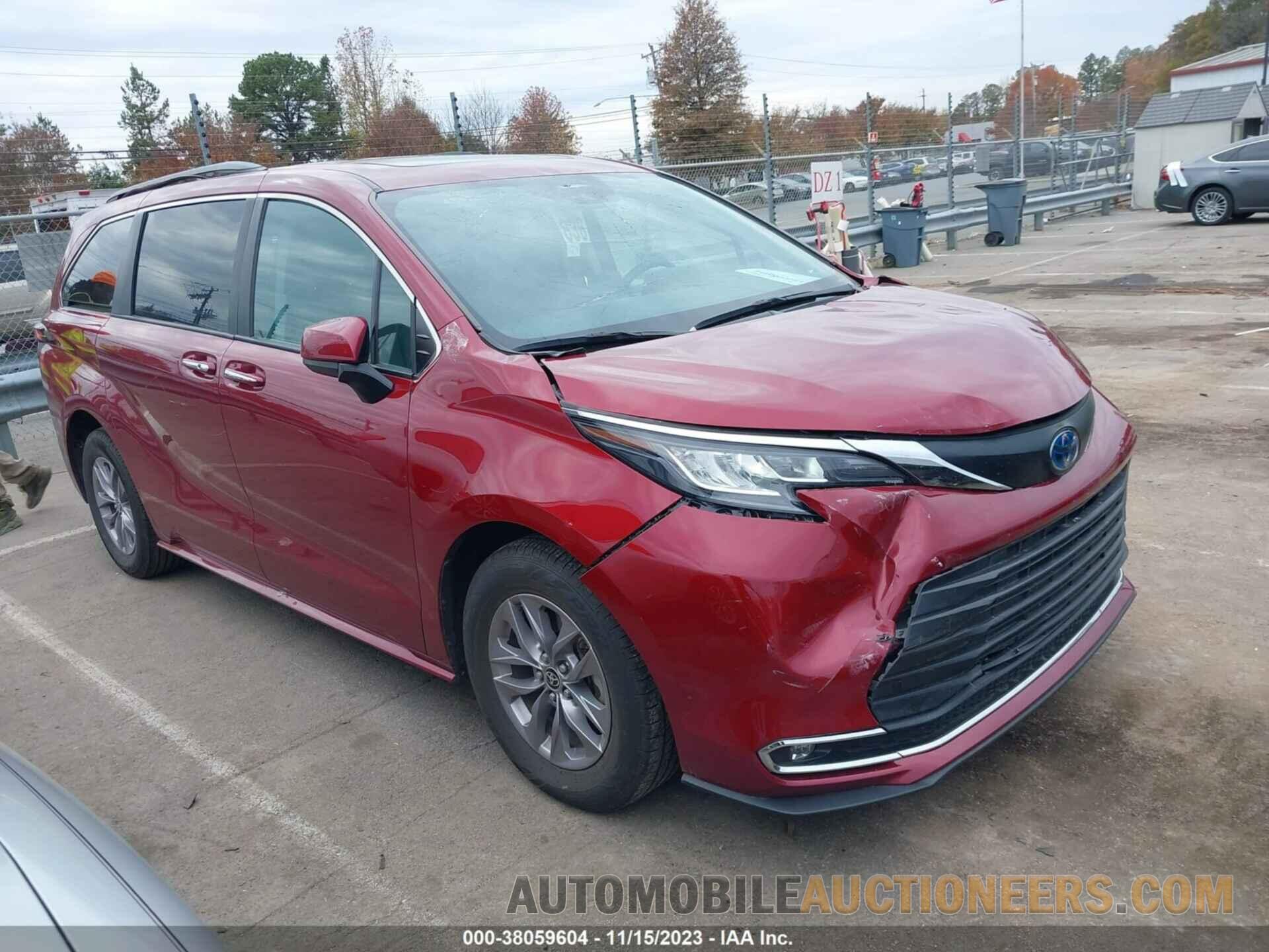 5TDYRKEC3NS098985 TOYOTA SIENNA 2022