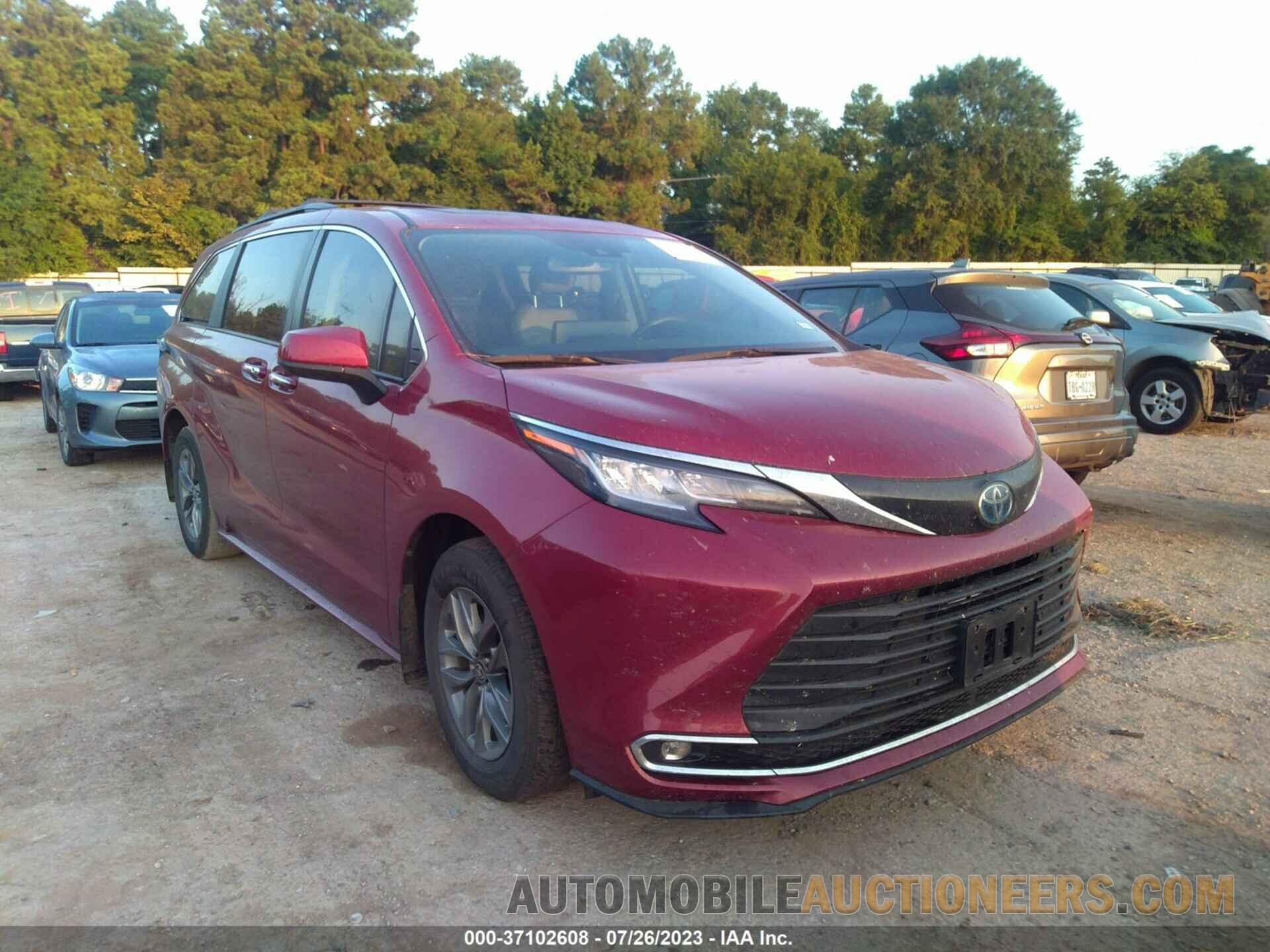 5TDYRKEC3NS107765 TOYOTA SIENNA 2022