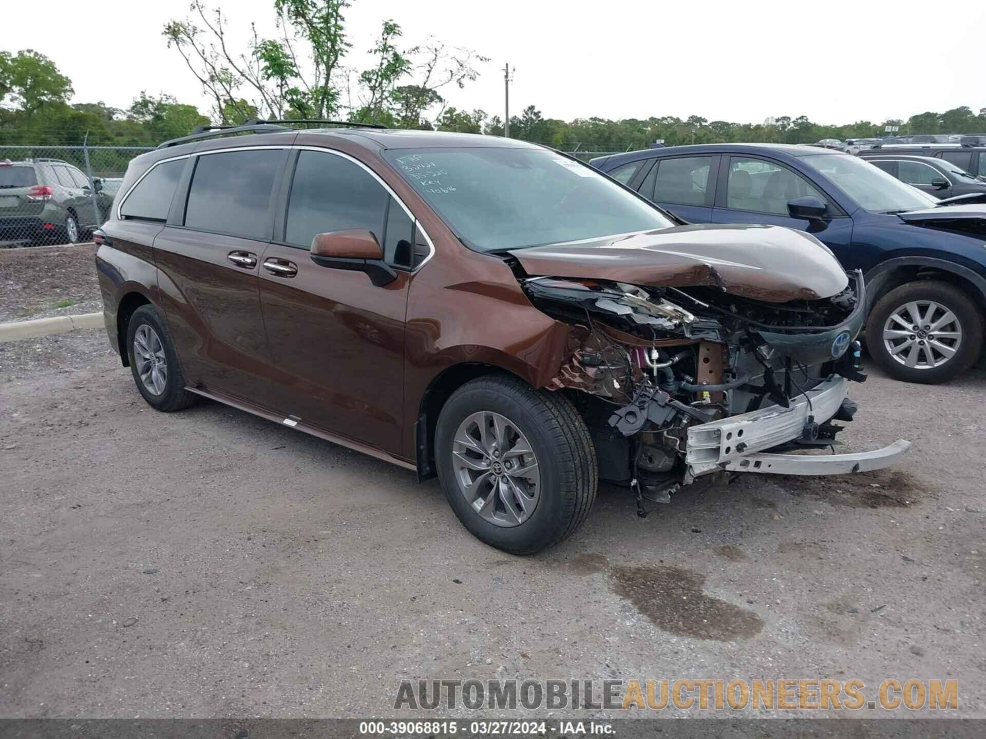 5TDYRKEC3NS114991 TOYOTA SIENNA 2022