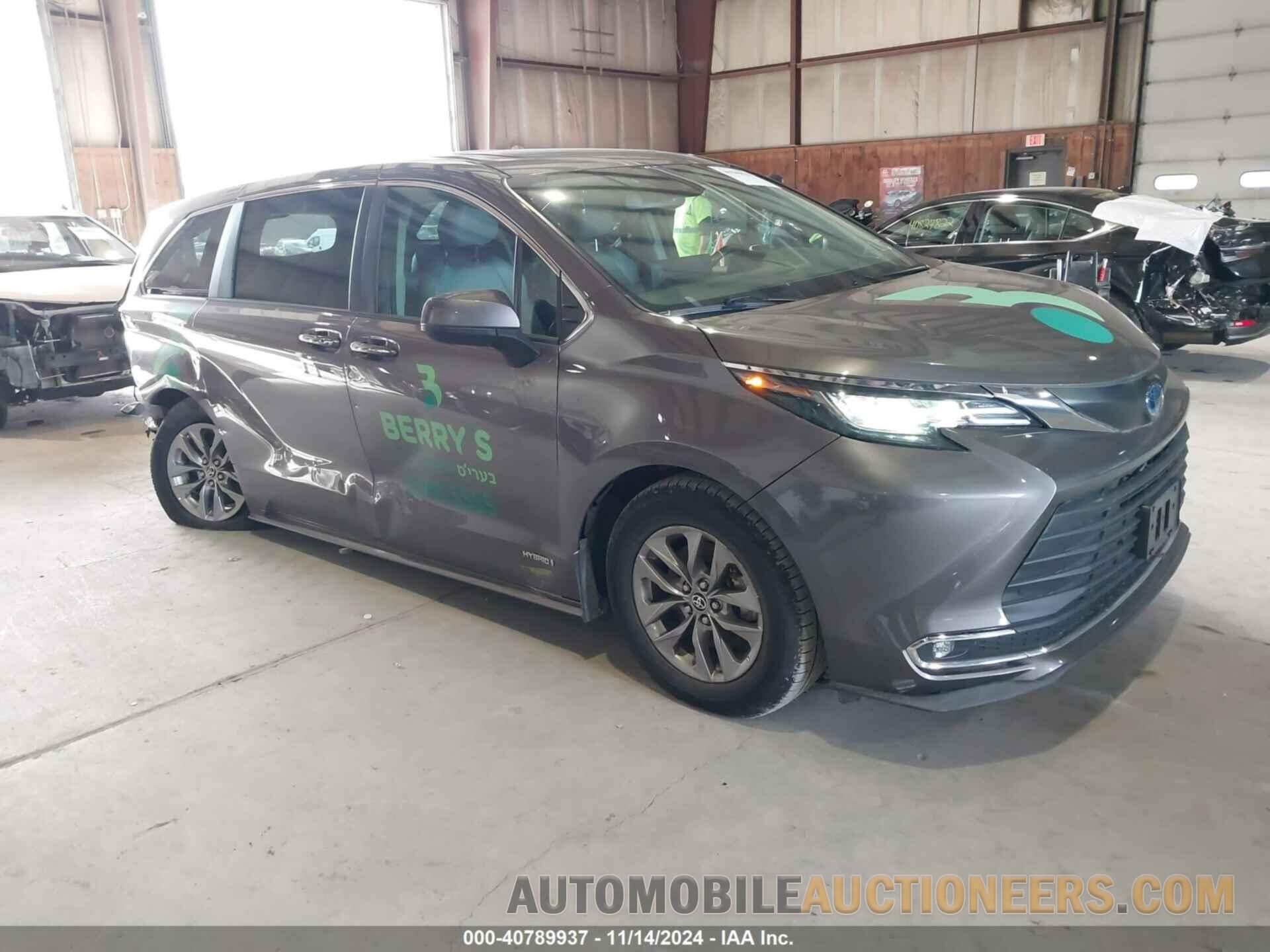 5TDYRKEC4MS012470 TOYOTA SIENNA 2021