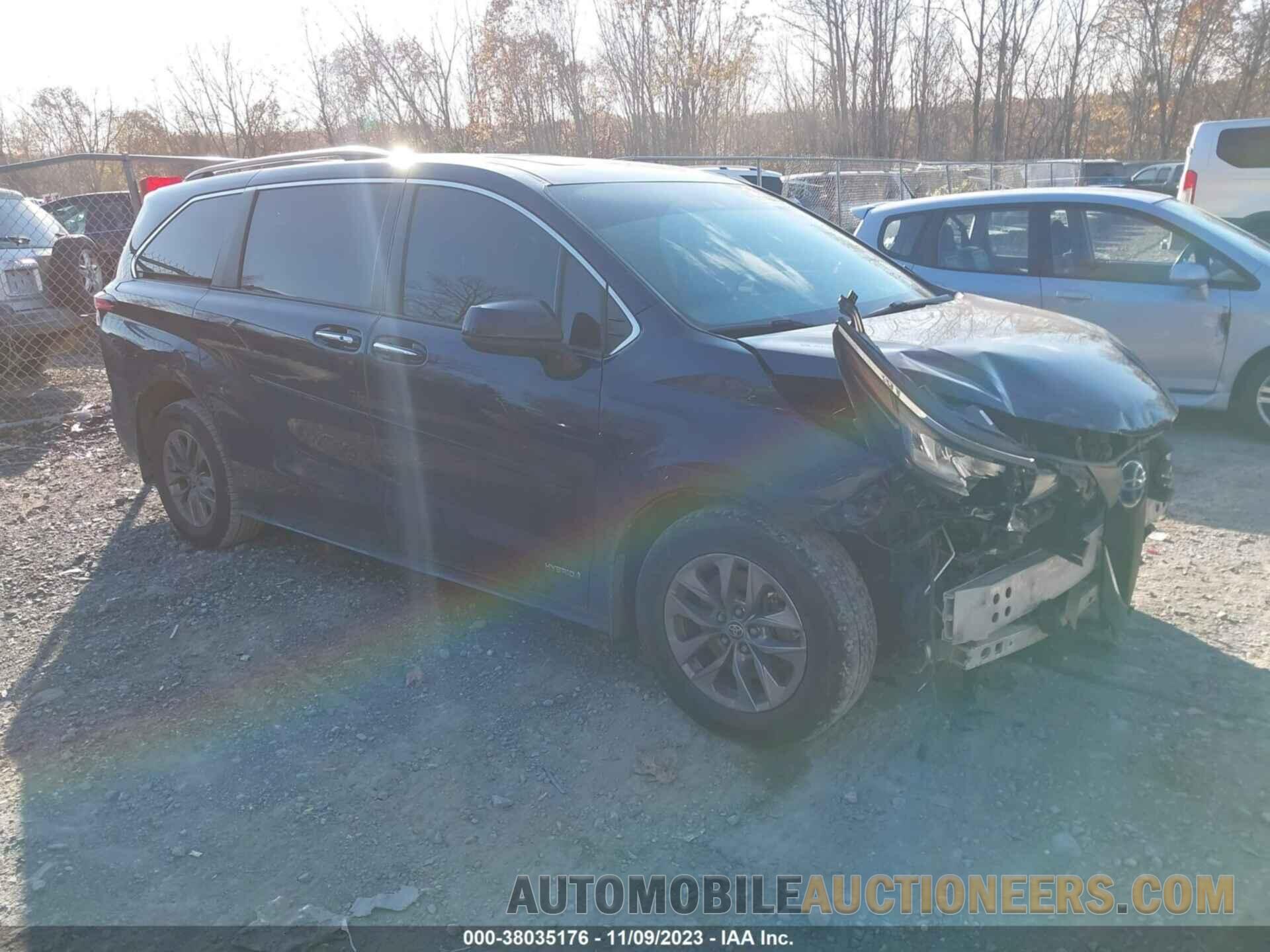 5TDYRKEC4MS072930 TOYOTA SIENNA 2021