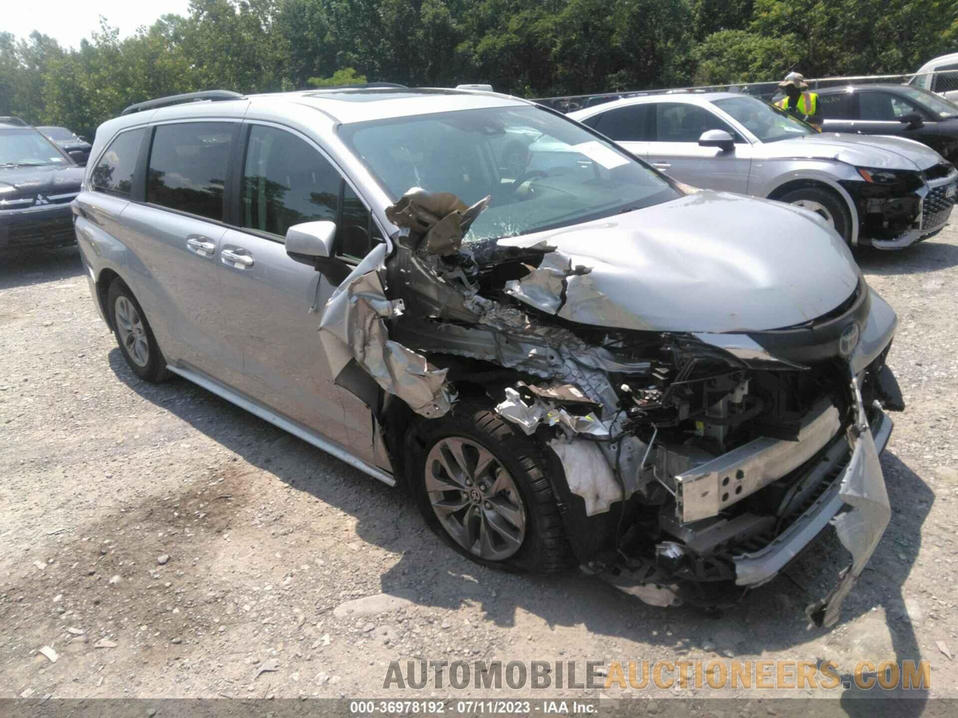 5TDYRKEC4NS102154 TOYOTA SIENNA 2022