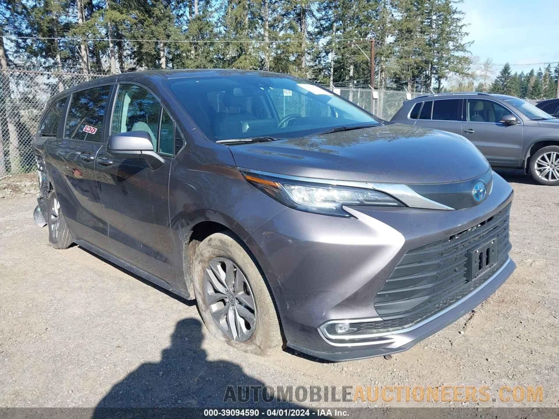 5TDYRKEC4NS118449 TOYOTA SIENNA 2022