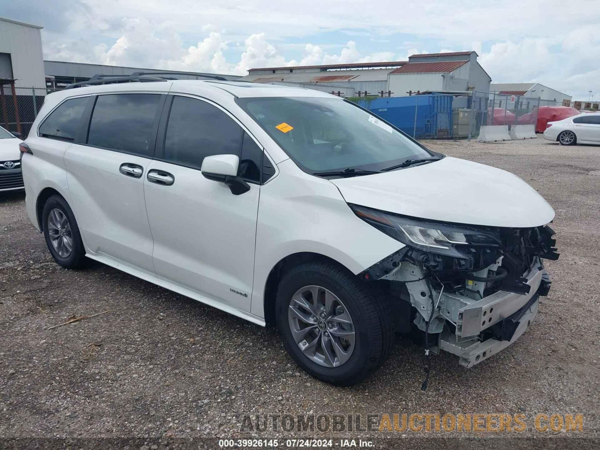 5TDYRKEC5MS032386 TOYOTA SIENNA 2021