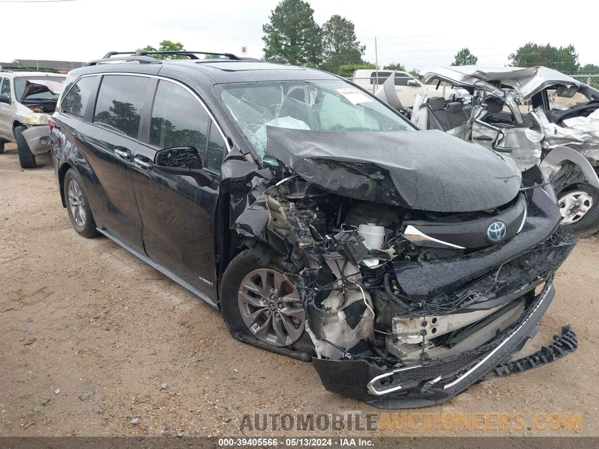 5TDYRKEC5MS055618 TOYOTA SIENNA 2021