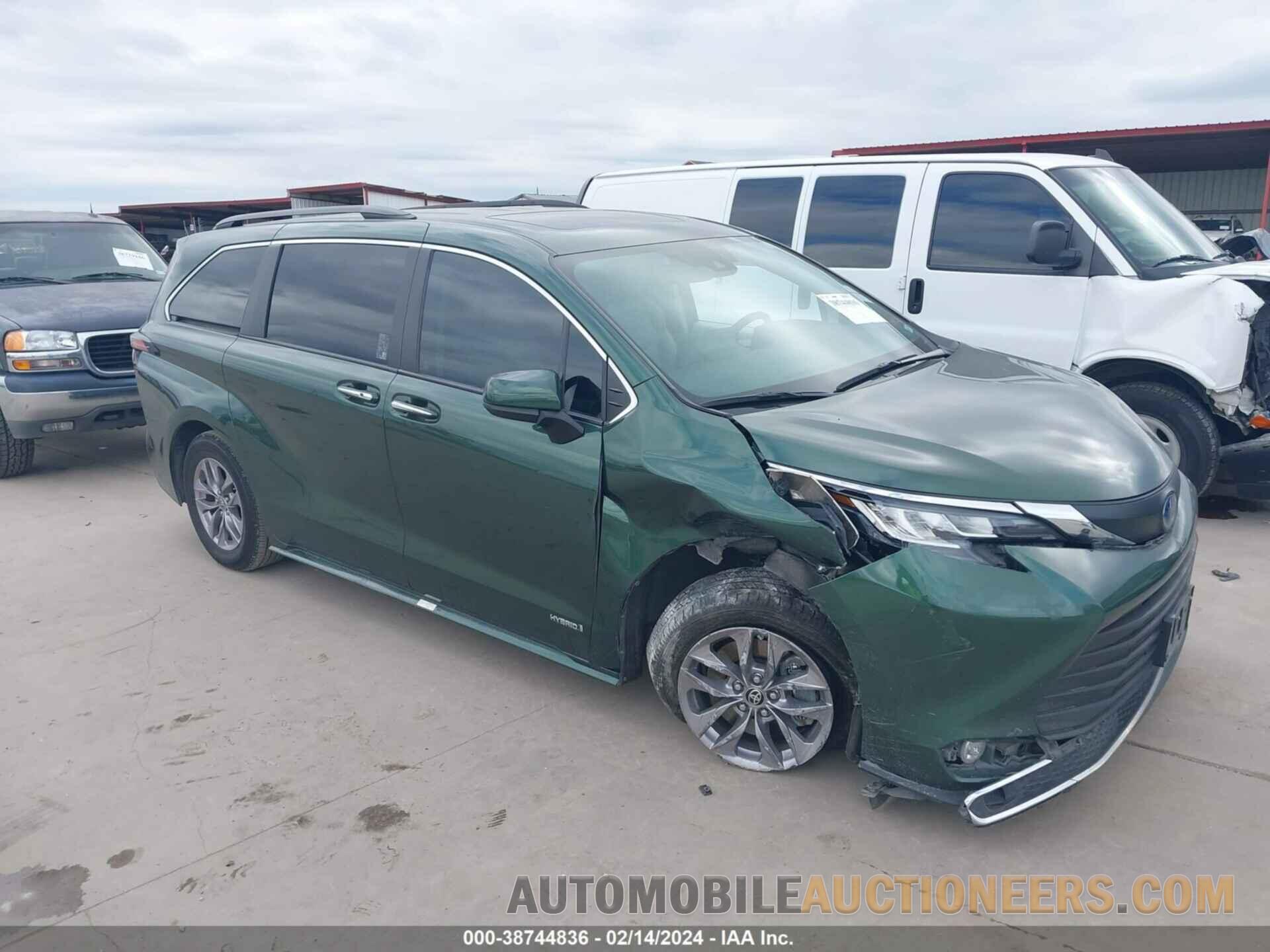 5TDYRKEC5MS069521 TOYOTA SIENNA 2021