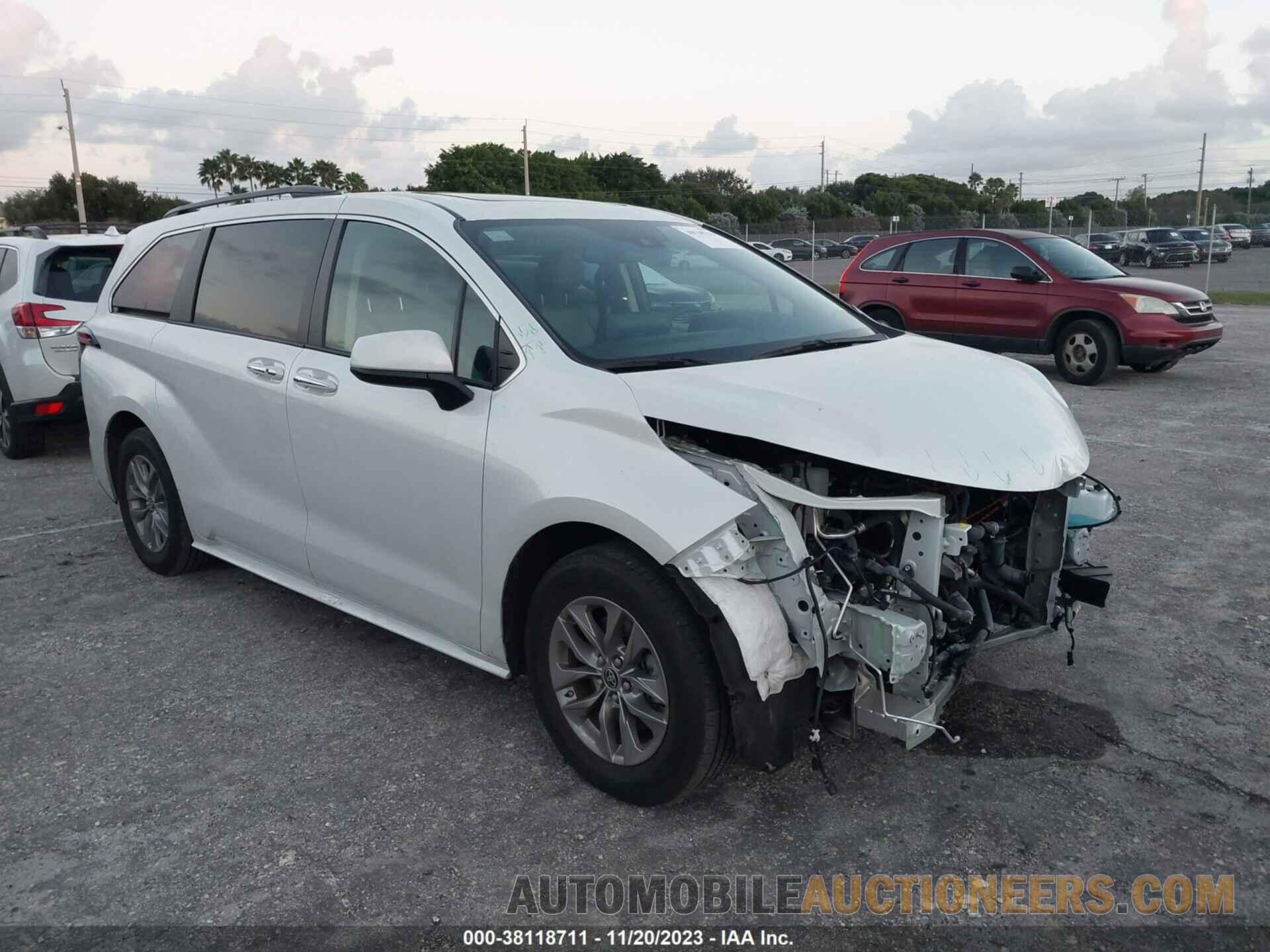 5TDYRKEC5NS102180 TOYOTA SIENNA 2022