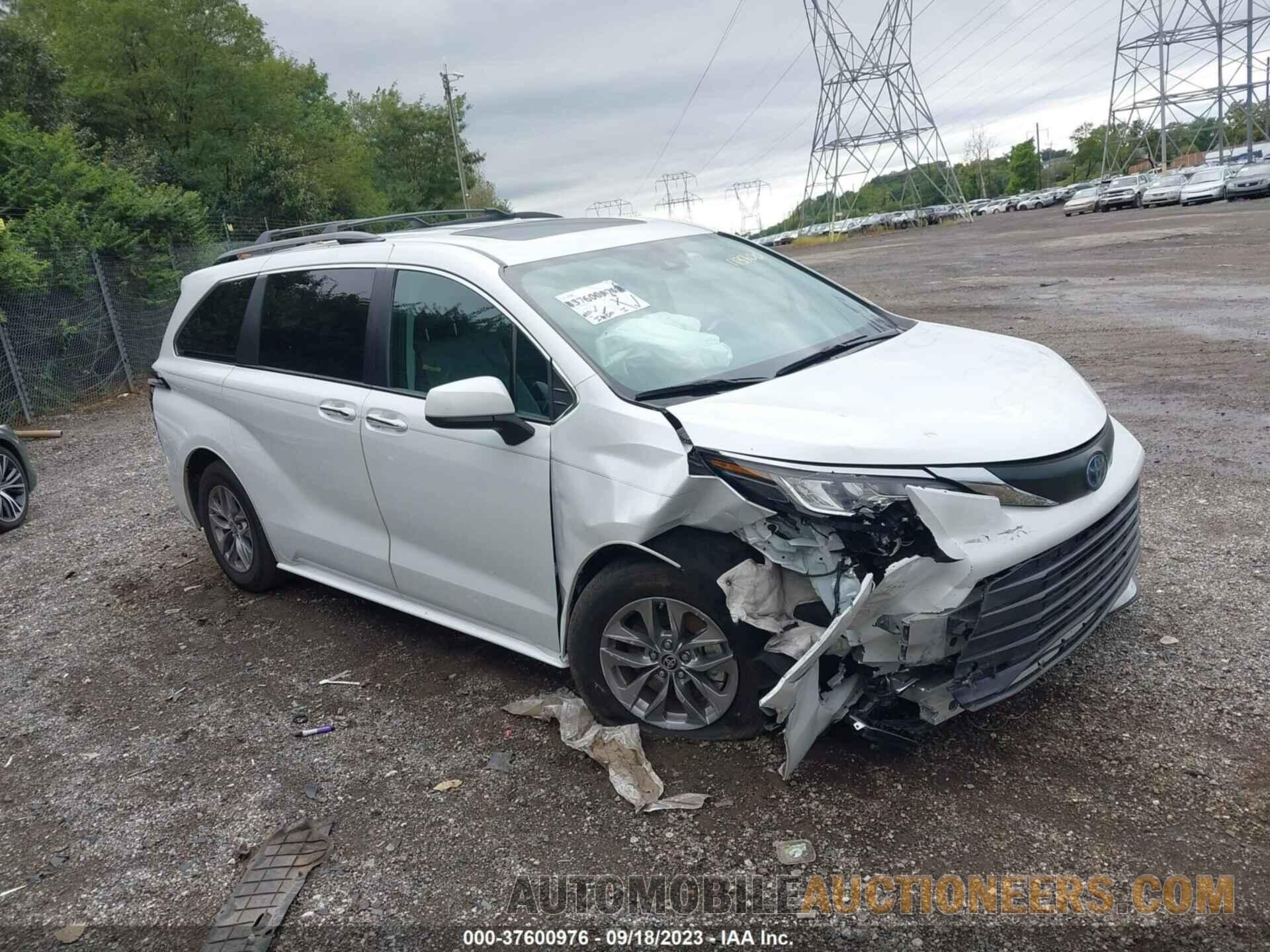 5TDYRKEC5NS113700 TOYOTA SIENNA 2022