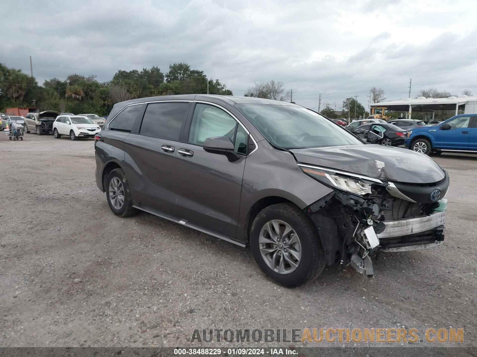 5TDYRKEC5NS119559 TOYOTA SIENNA 2022