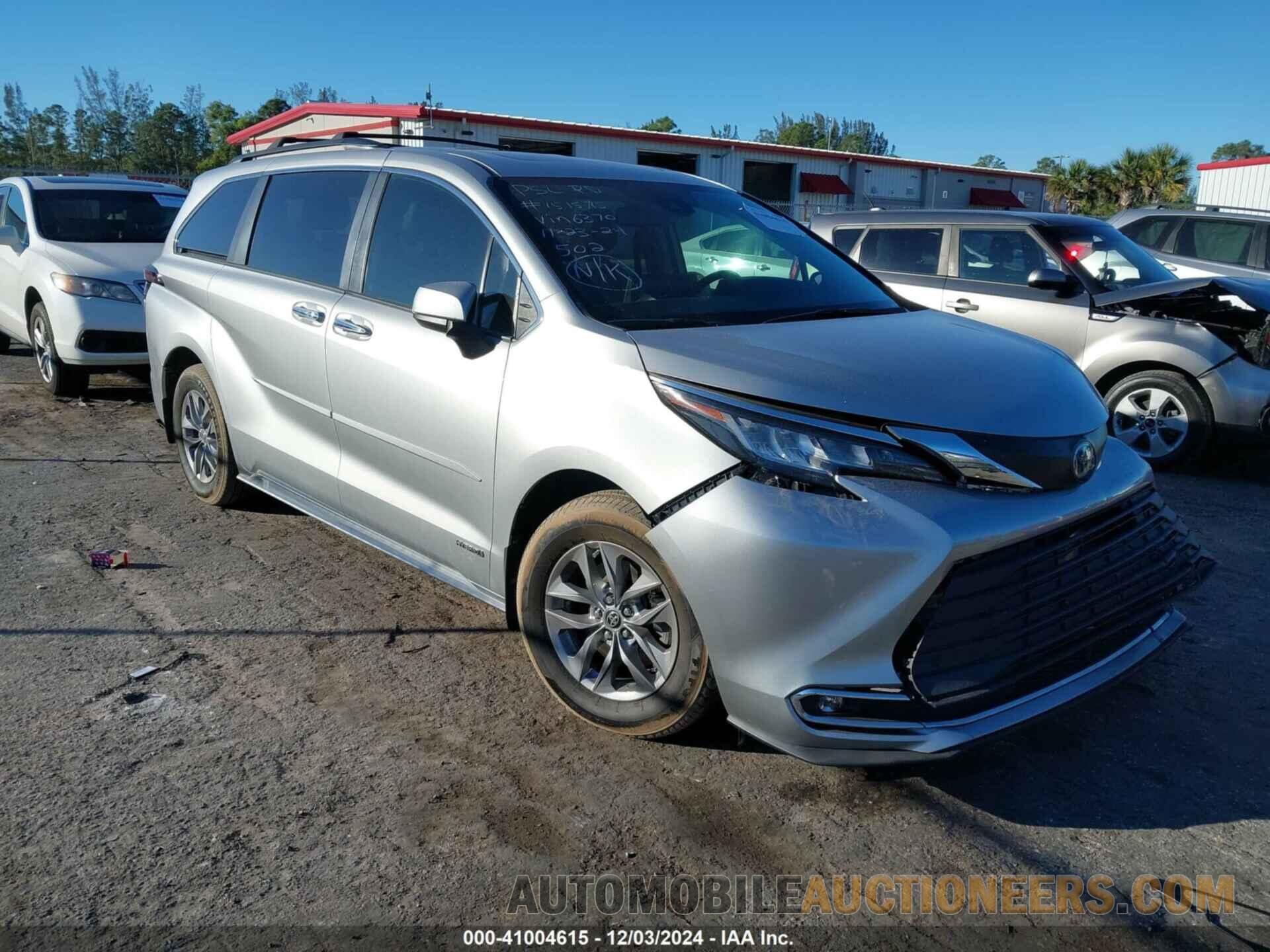 5TDYRKEC6MS066370 TOYOTA SIENNA 2021