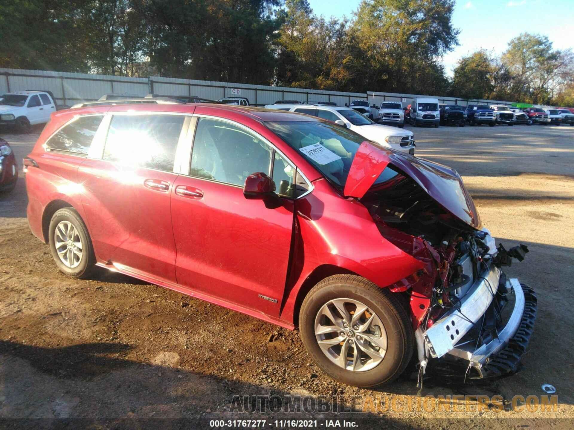 5TDYRKEC6MS068104 TOYOTA SIENNA 2021