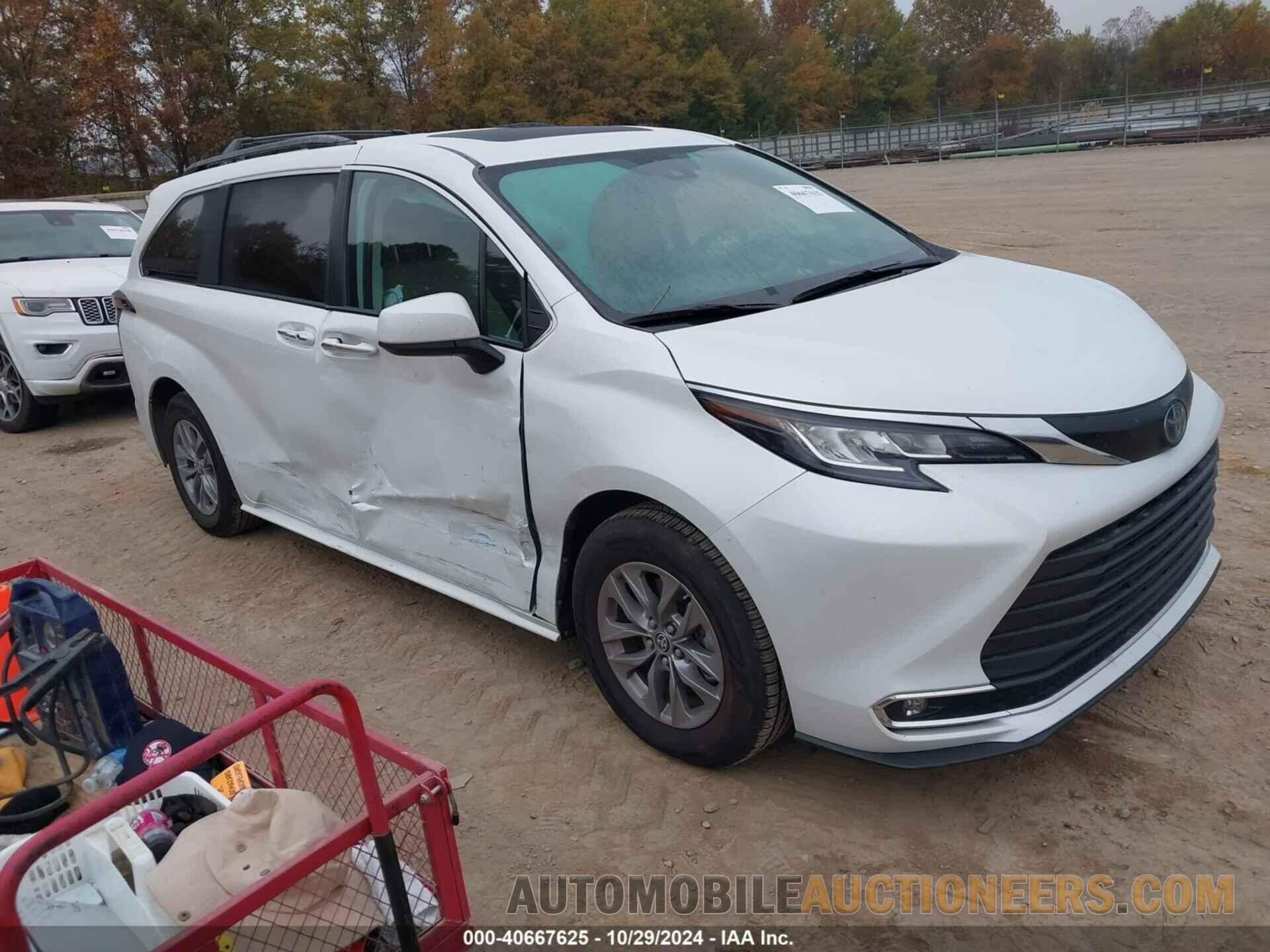 5TDYRKEC6NS110028 TOYOTA SIENNA 2022