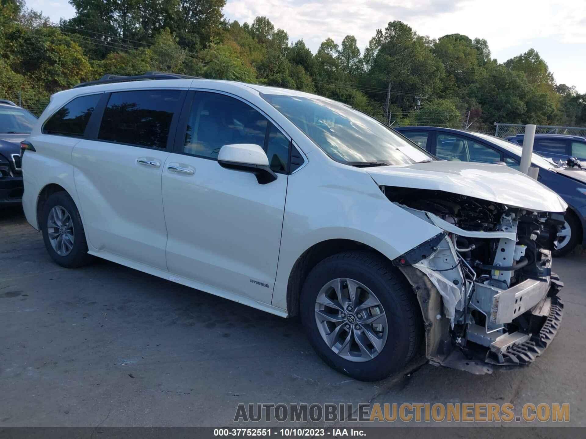 5TDYRKEC7MS008137 TOYOTA SIENNA 2021