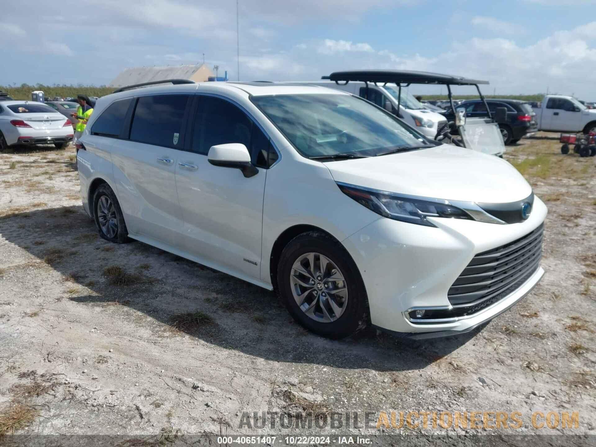 5TDYRKEC7MS017582 TOYOTA SIENNA 2021