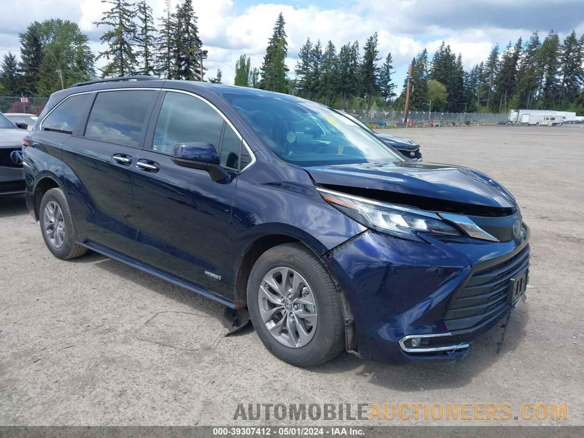 5TDYRKEC7MS032647 TOYOTA SIENNA 2021