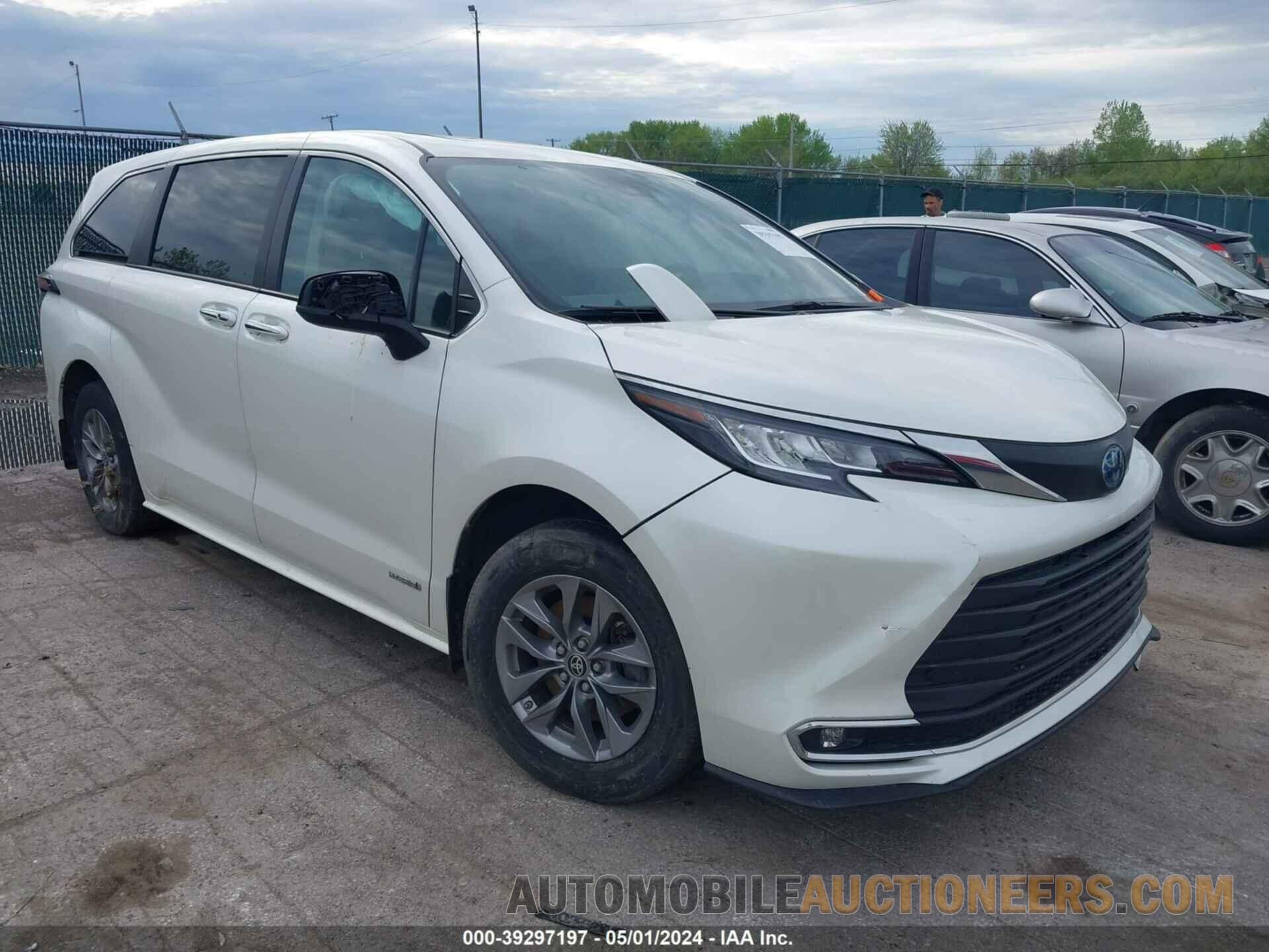 5TDYRKEC7MS041168 TOYOTA SIENNA 2021