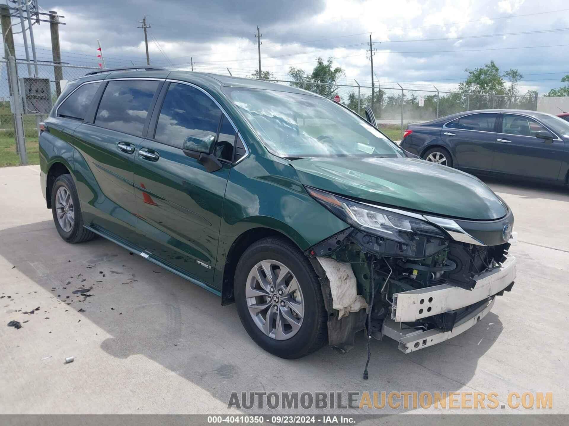 5TDYRKEC7MS074509 TOYOTA SIENNA 2021