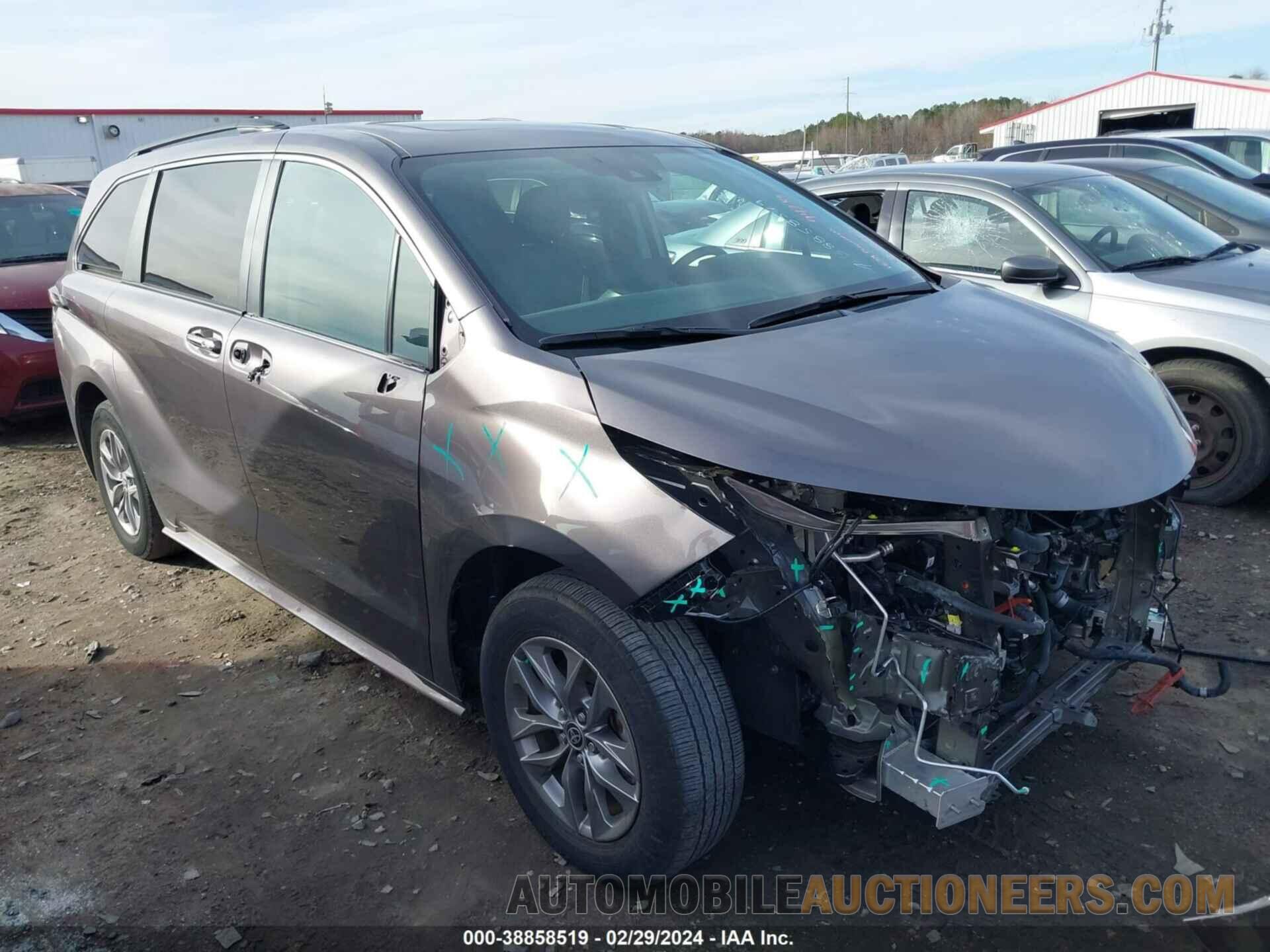 5TDYRKEC7NS108675 TOYOTA SIENNA 2022