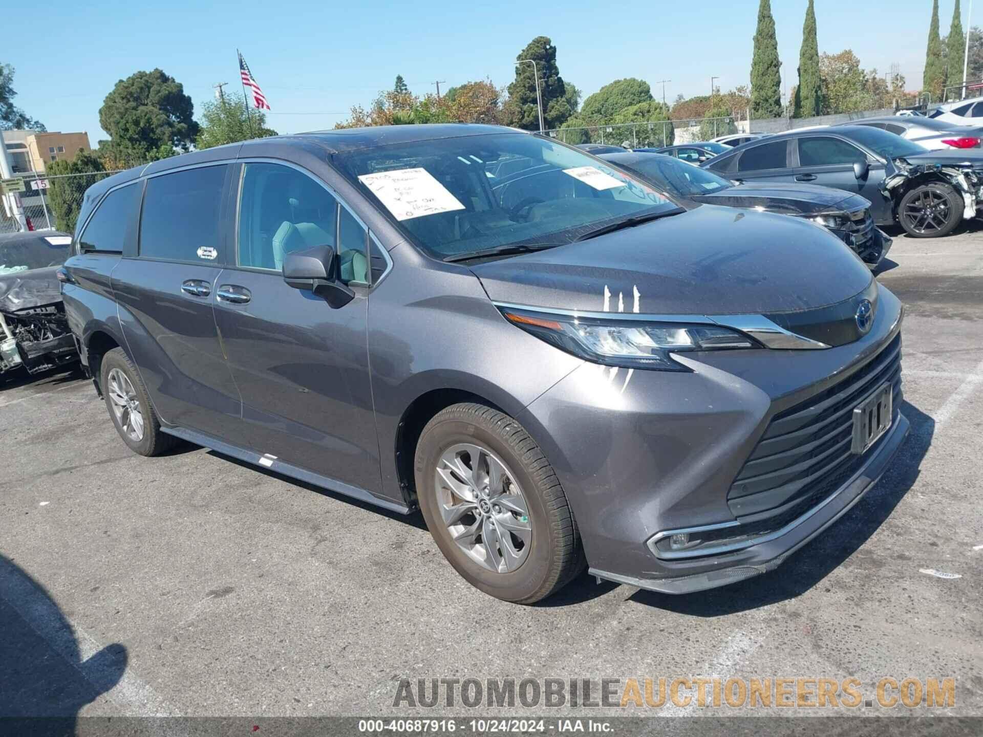 5TDYRKEC7PS142862 TOYOTA SIENNA 2023