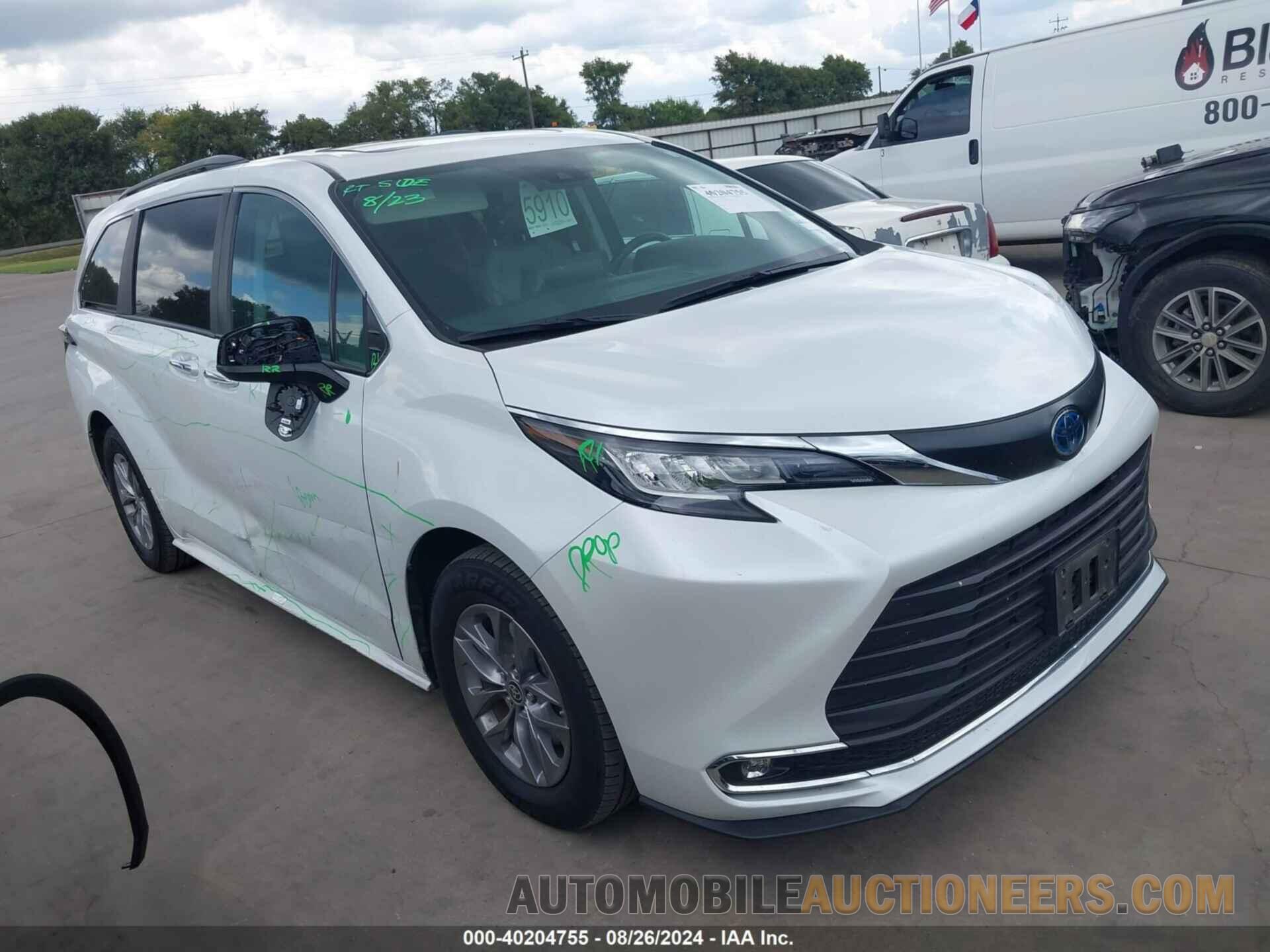 5TDYRKEC7PS152534 TOYOTA SIENNA 2023