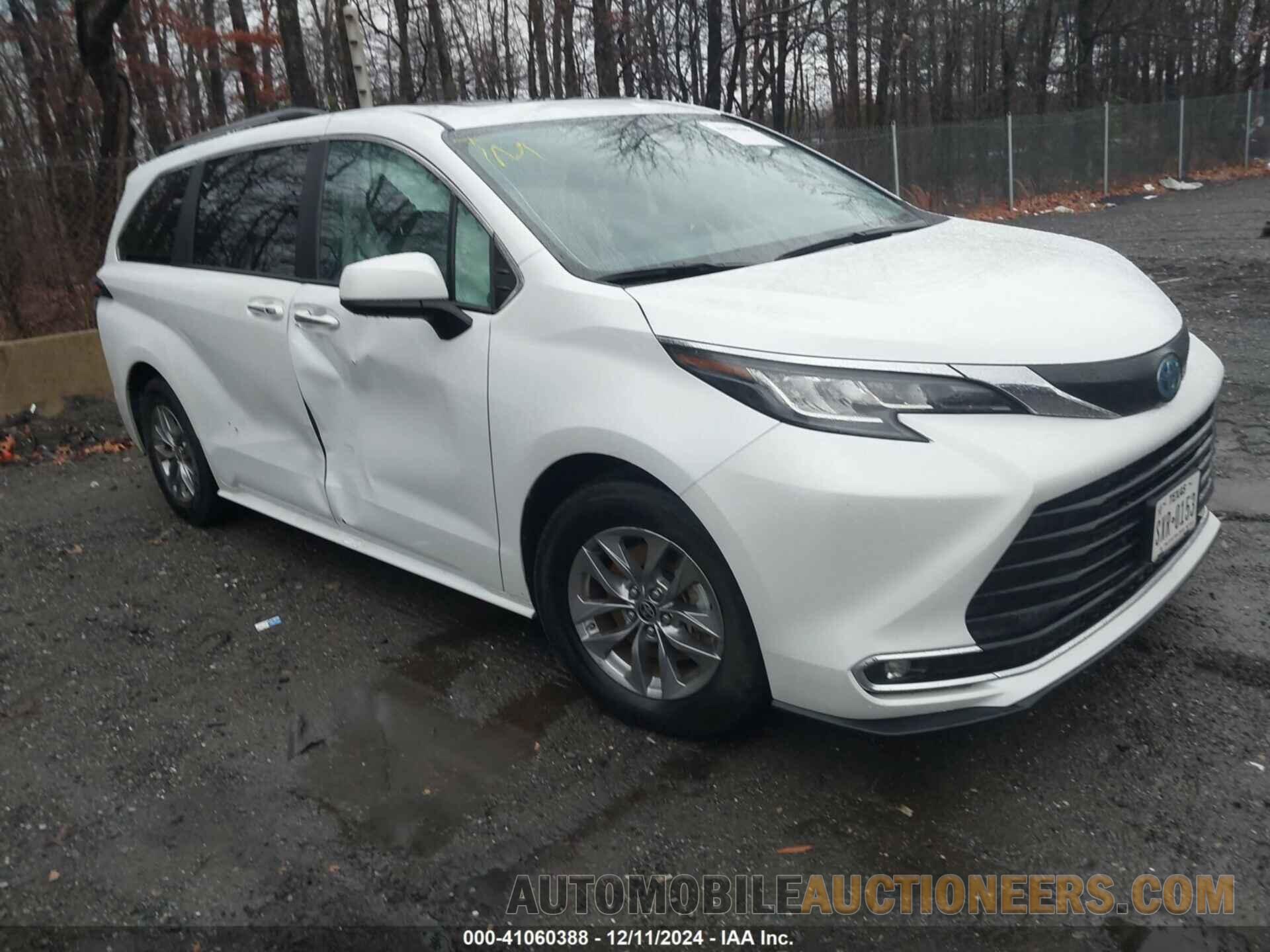 5TDYRKEC7PS160987 TOYOTA SIENNA 2023