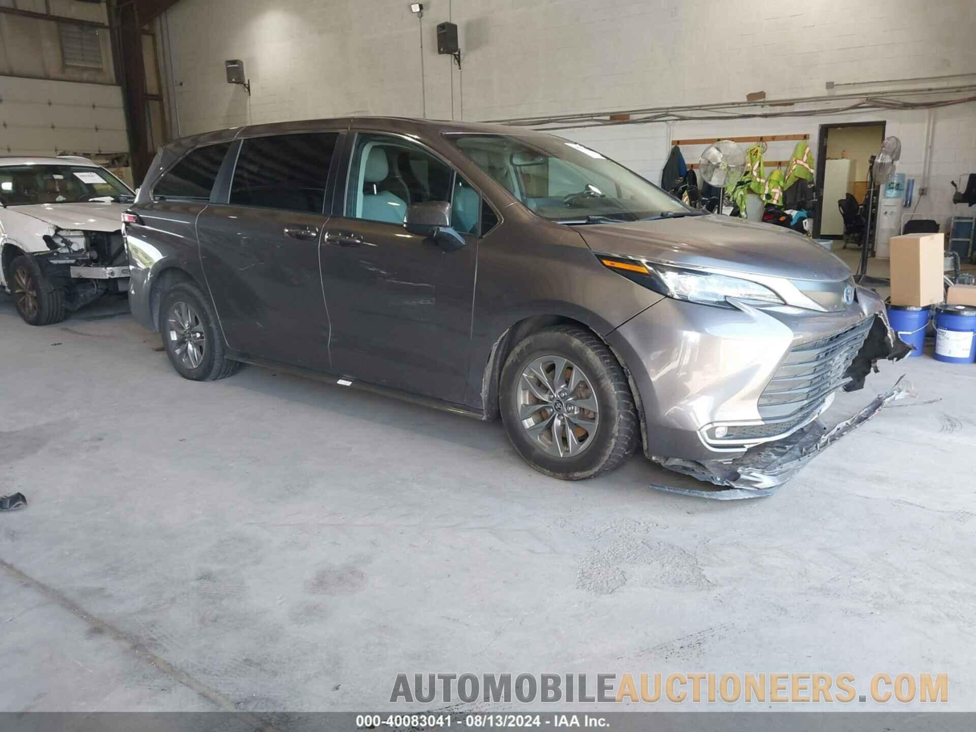 5TDYRKEC8NS102822 TOYOTA SIENNA 2022