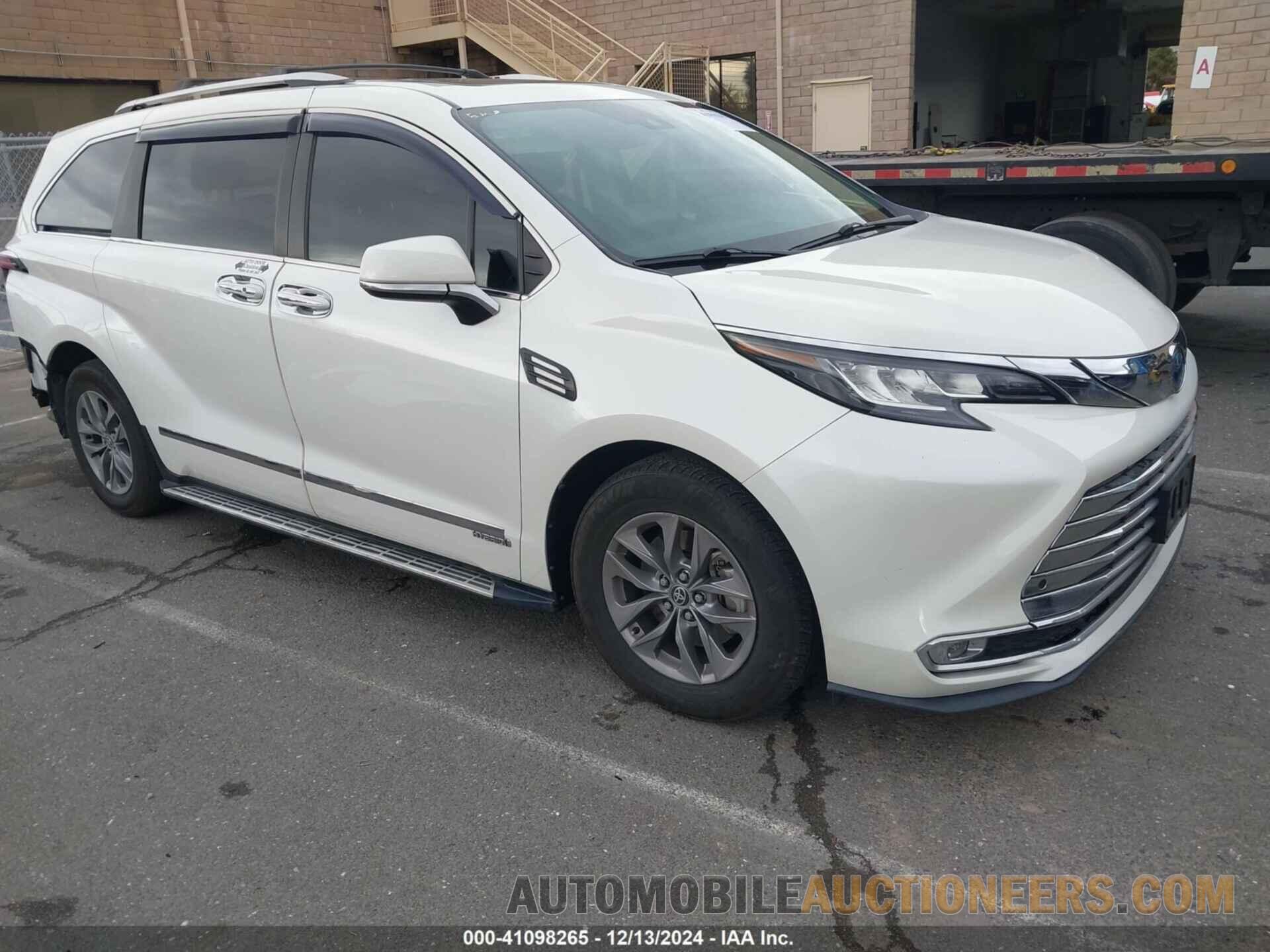 5TDYRKEC9MS031127 TOYOTA SIENNA 2021