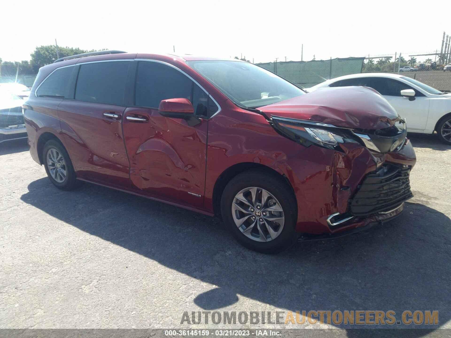 5TDYRKEC9MS047960 TOYOTA SIENNA 2021